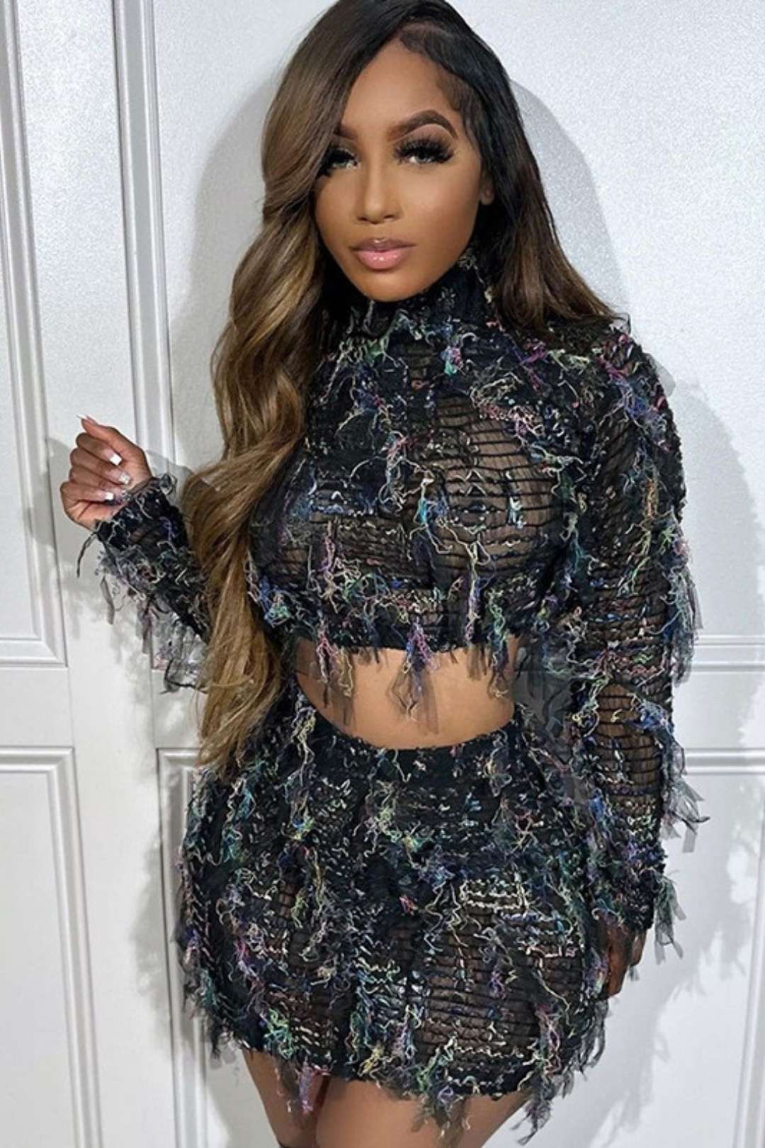 Sexy Slim-fitting High-waist Skirt Suit