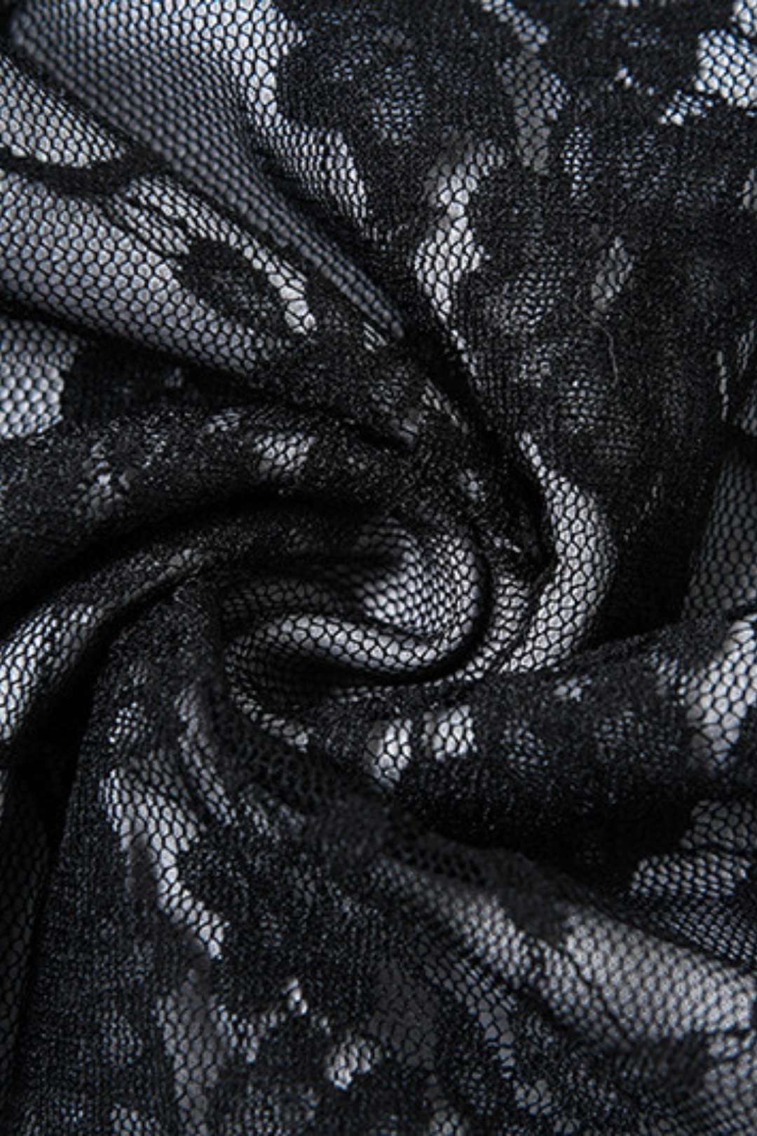 Crochet Sleeveless Bustier And Backless See-through Slit Fringe Dress