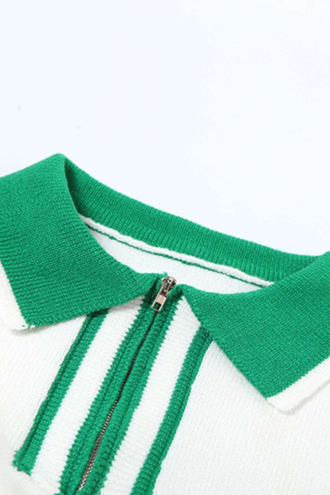 Zipper Sexy Navel-baring High-waist Hip Short Skirt Suit