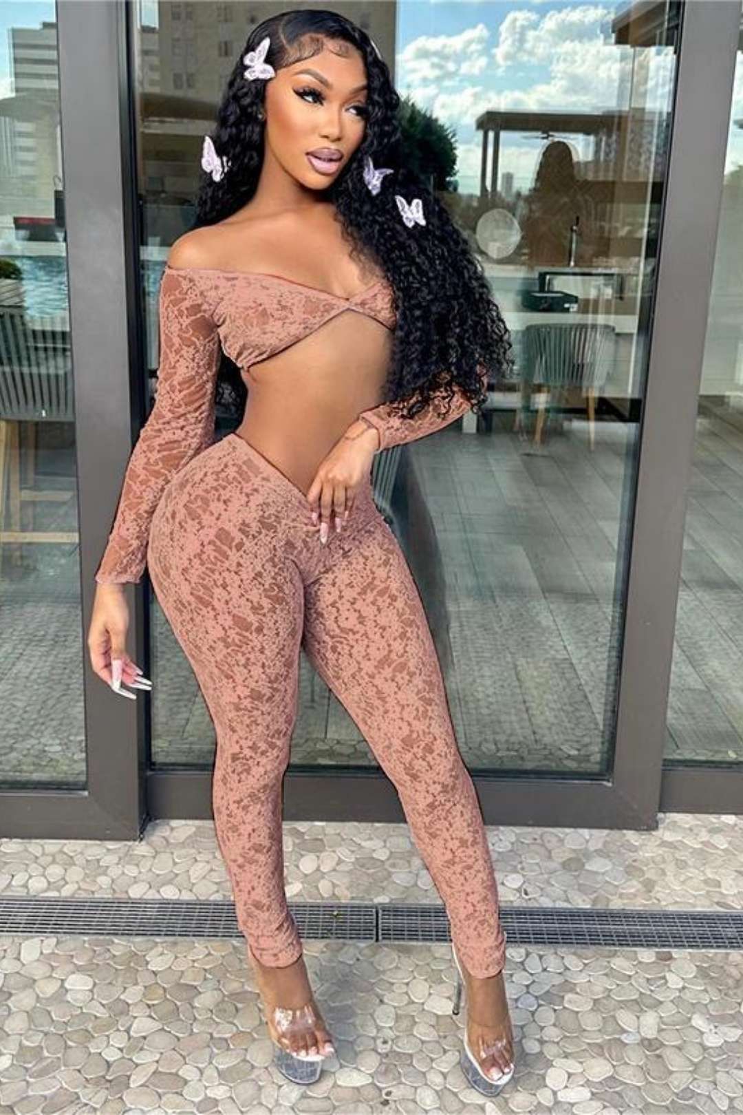 Short Skirt Halter Neck Backless Top Skirt Suit