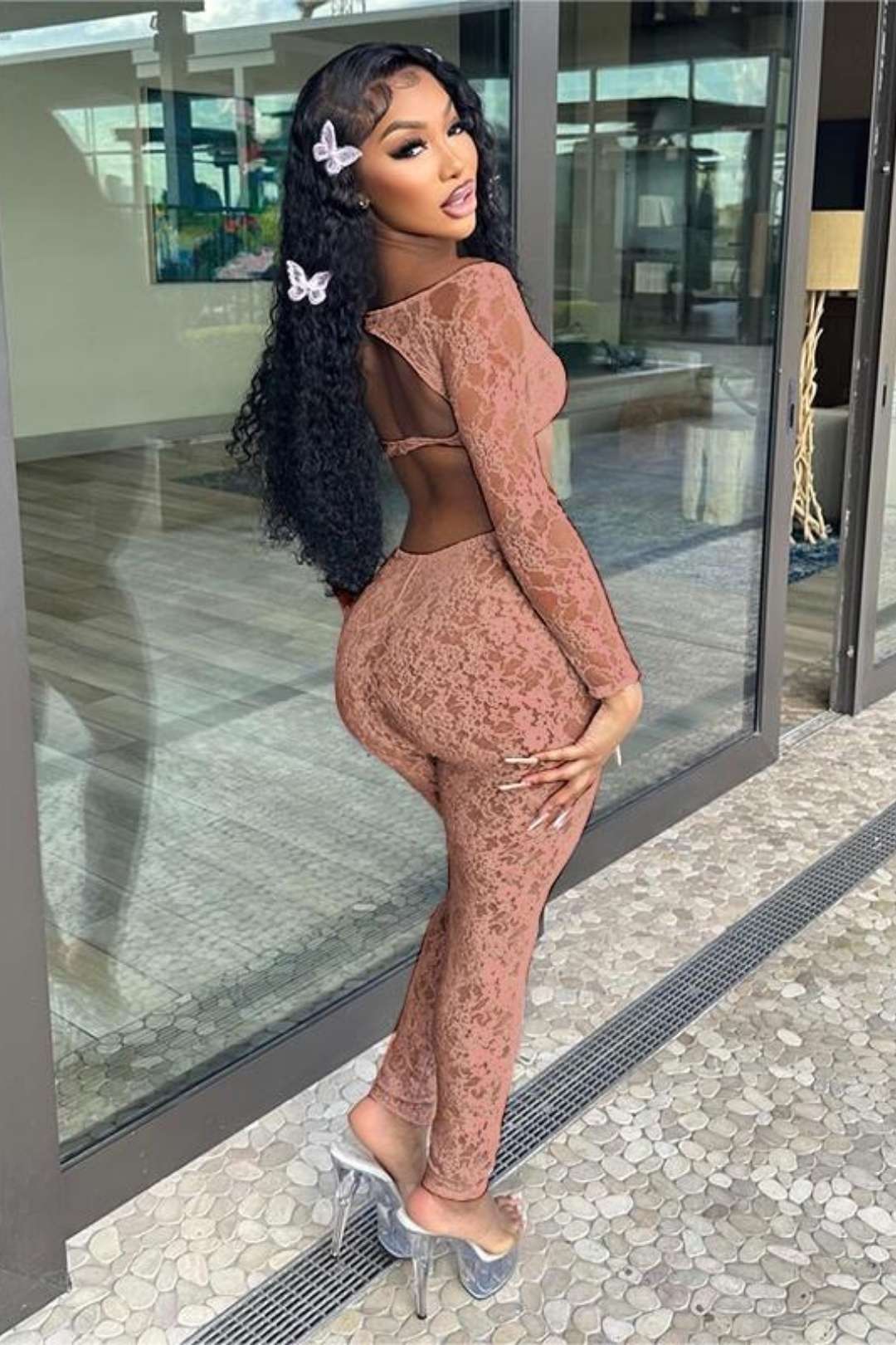 Short Skirt Halter Neck Backless Top Skirt Suit