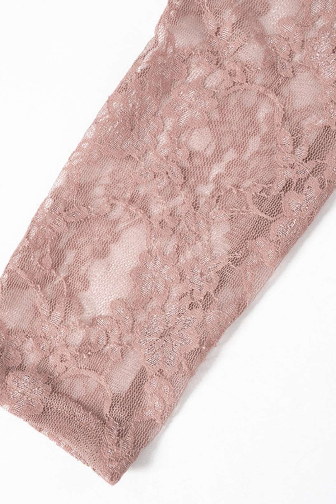 Sexy Lace Big U-neck Top And Navel-baring Tight Trousers Suit