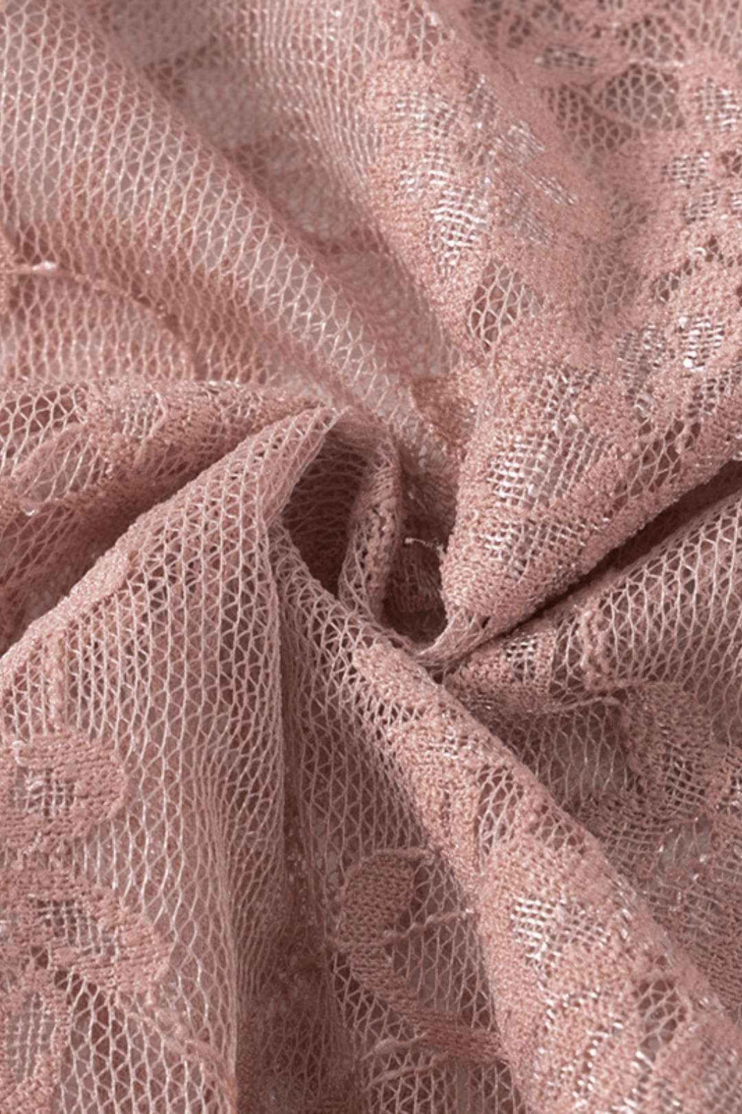 Sexy Lace Big U-neck Top And Navel-baring Tight Trousers Suit