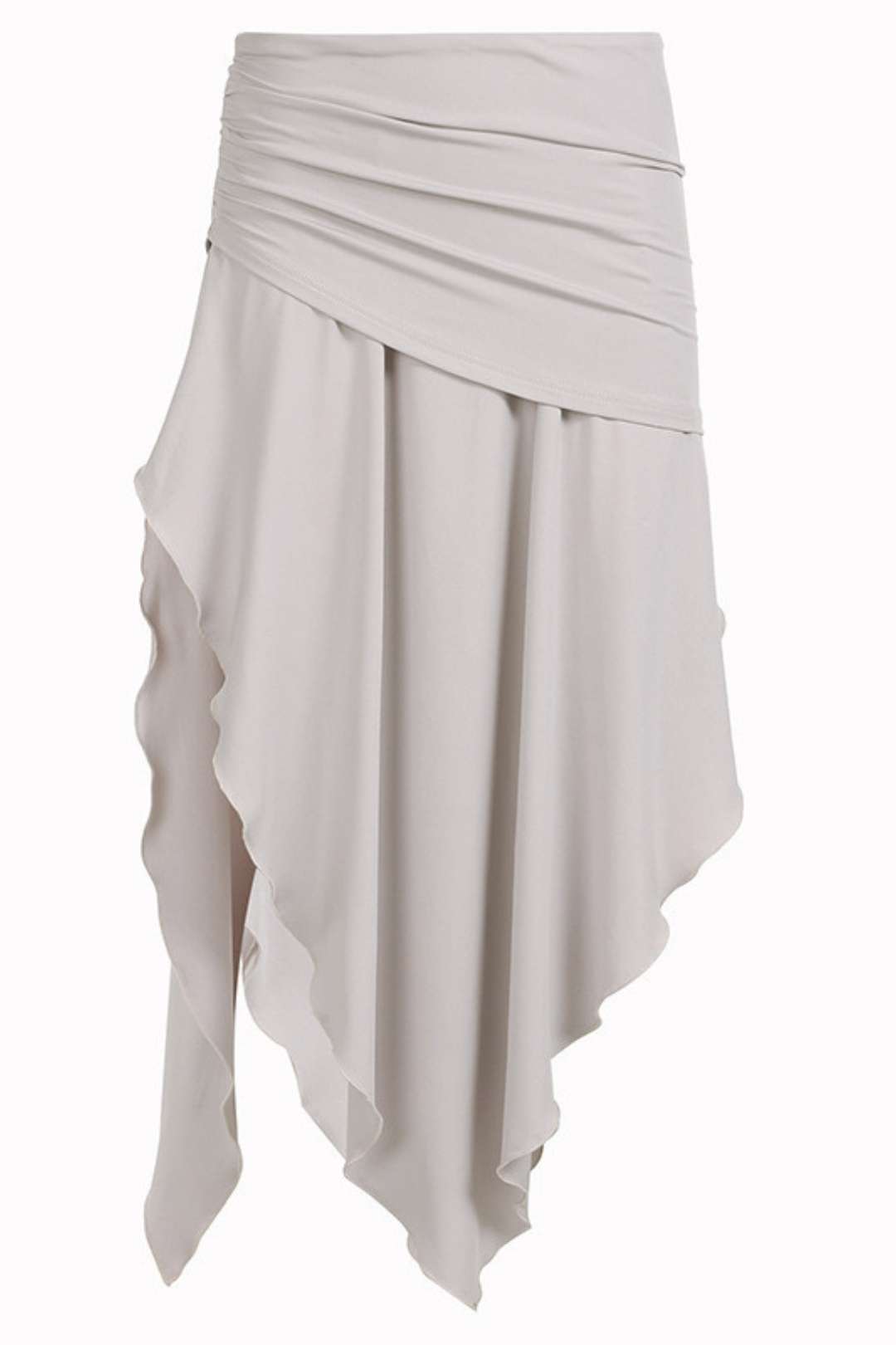 Basic Solid Color Slit Long Skirt