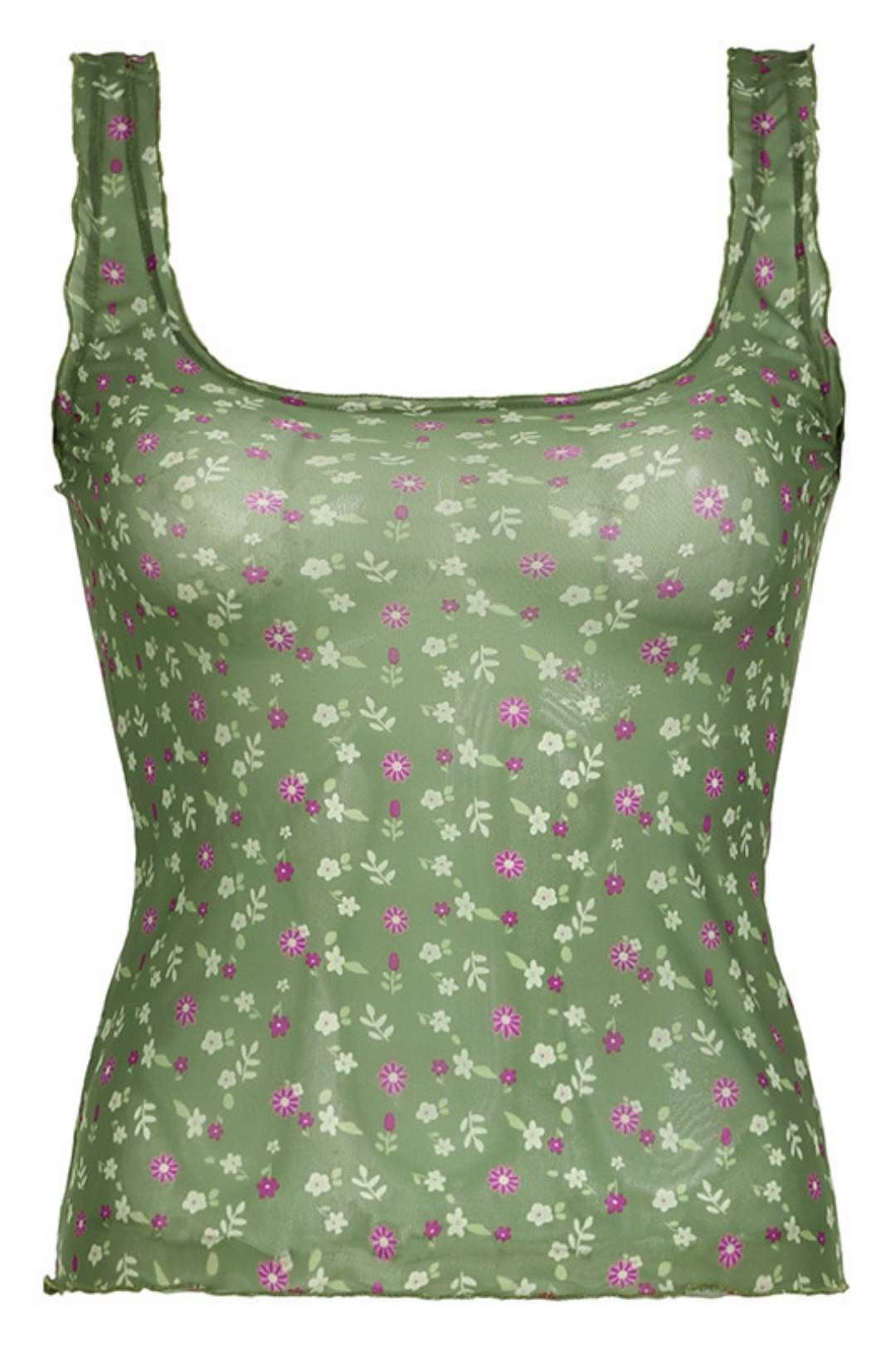 Fresh Square Neck And Versatile Slimming Camisole 