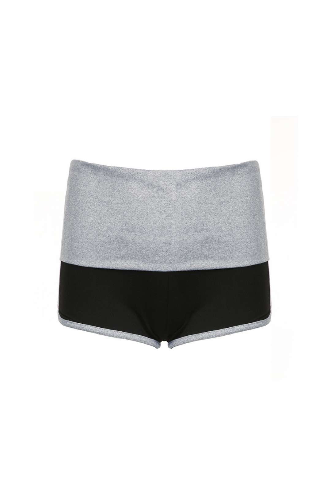 Contrasting Peach Butt-lifting Elastic Sports Casual Short