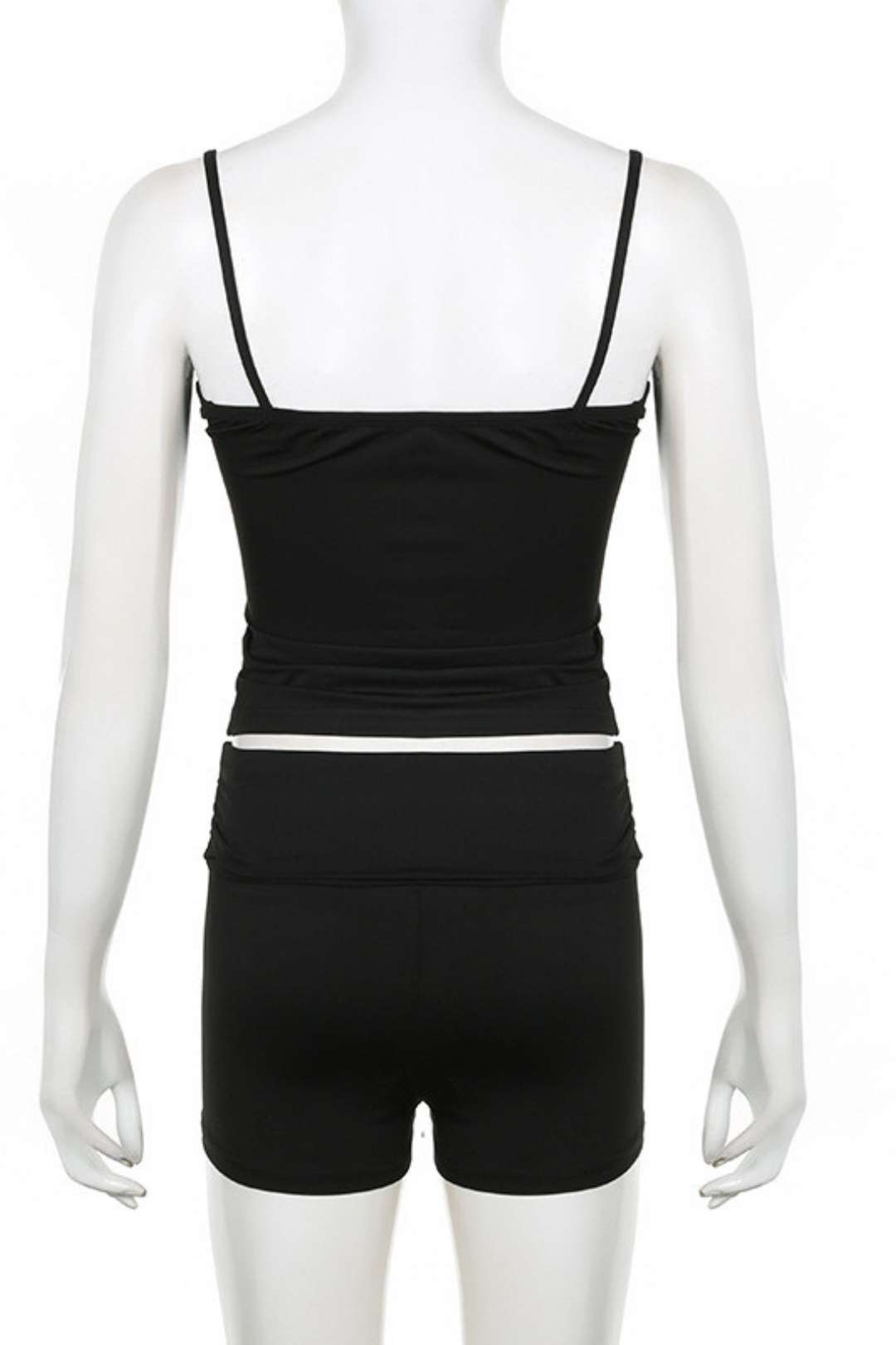 Casual Suit Sexy Busty Suspender Shorts Two-piece Set