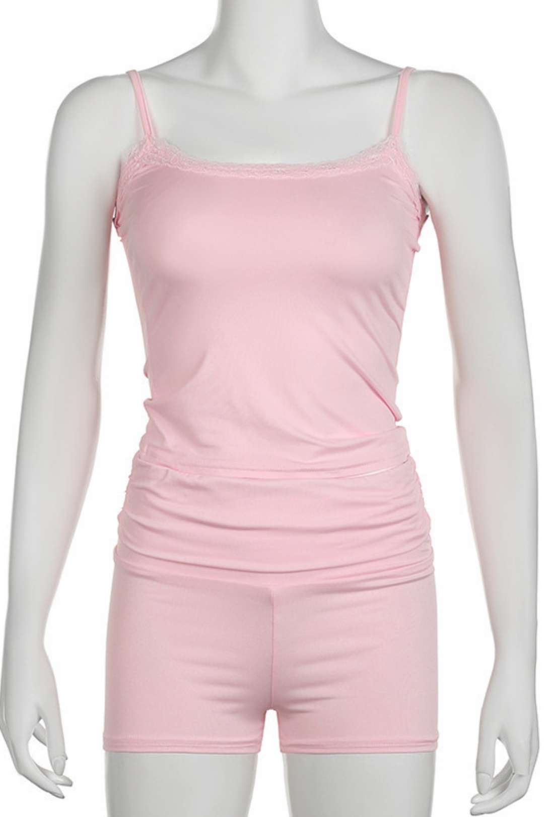 Casual Suit Sexy Busty Suspender Shorts Two-piece Set