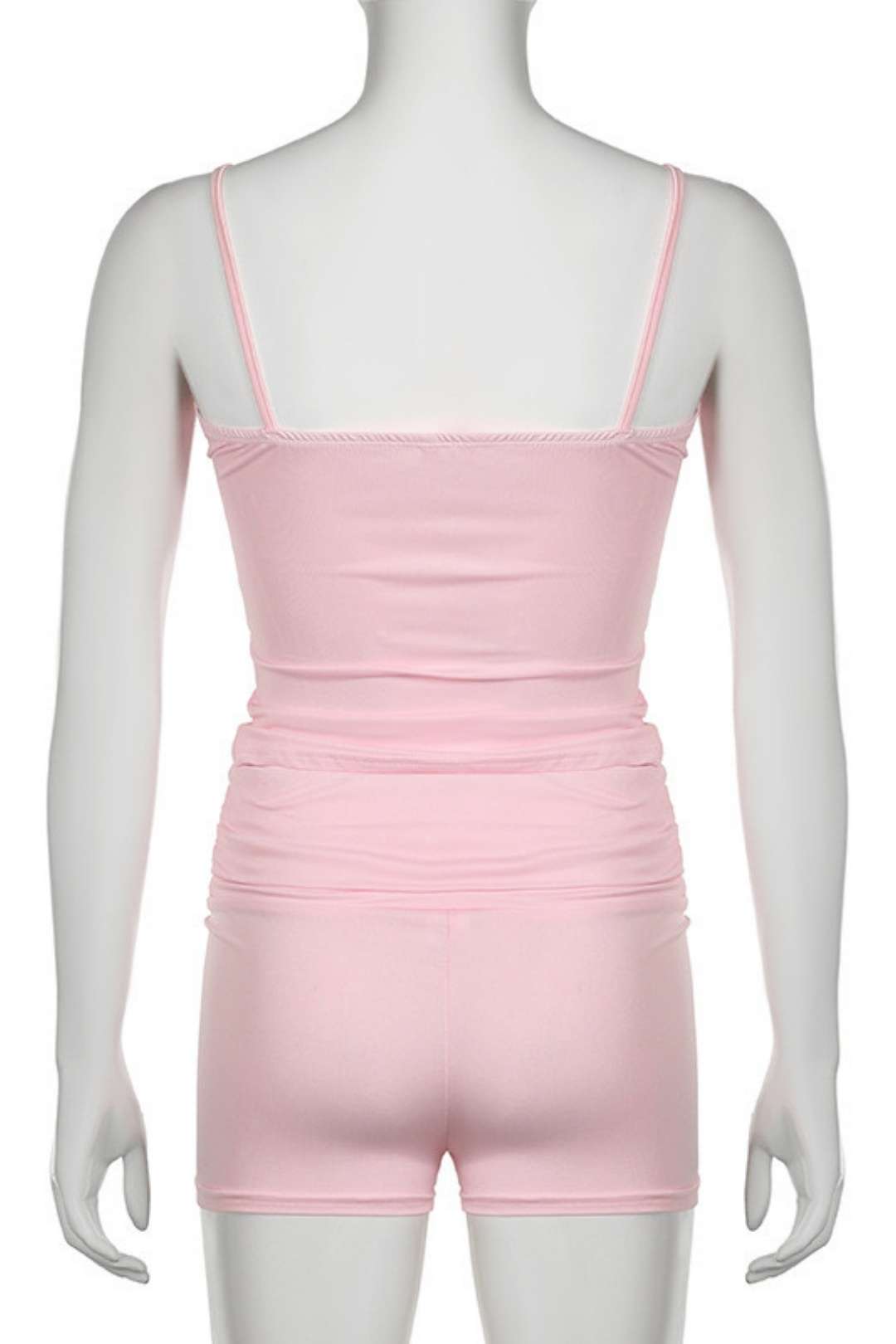 Casual Suit Sexy Busty Suspender Shorts Two-piece Set