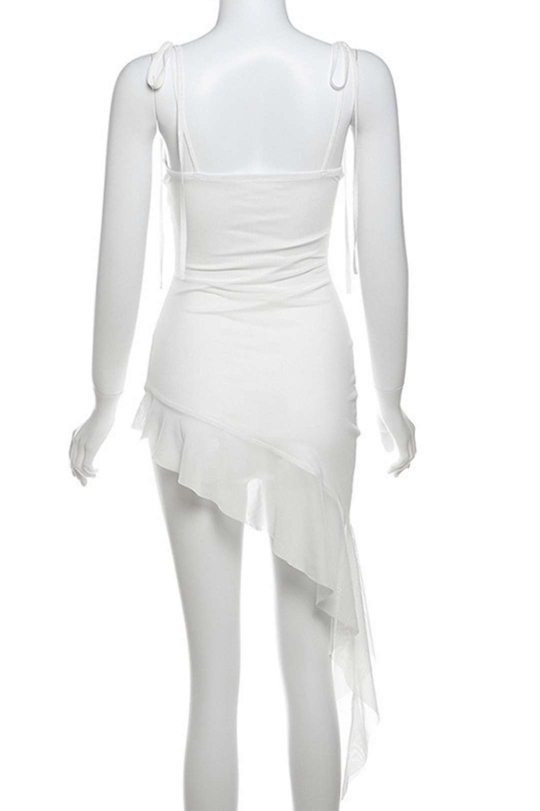 High Waist Fashion Suspender Sexy Backless Dress