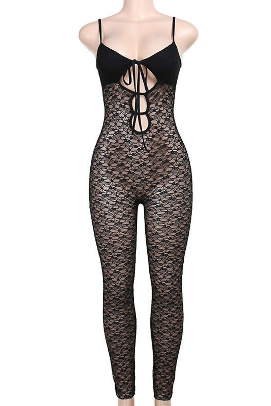 Sexy Hotties Pure Desire See-through Lace Jumpsuit