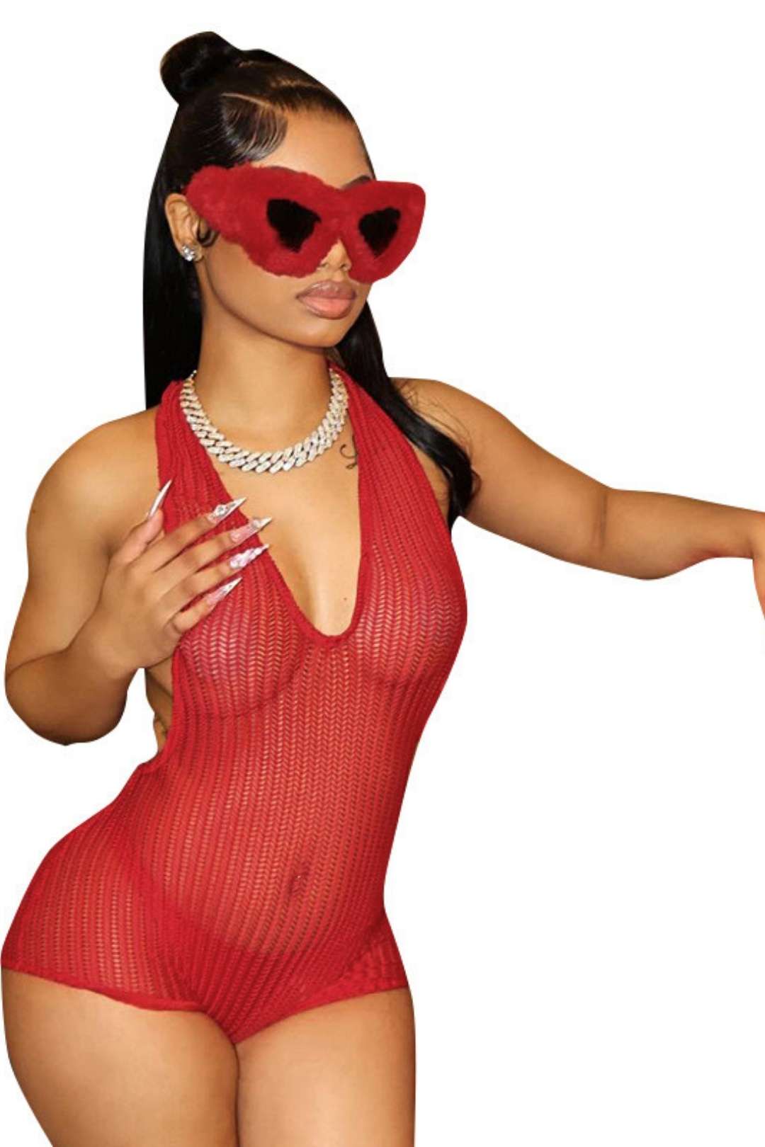 Hollow Sexy Big Backless Jumpsuit