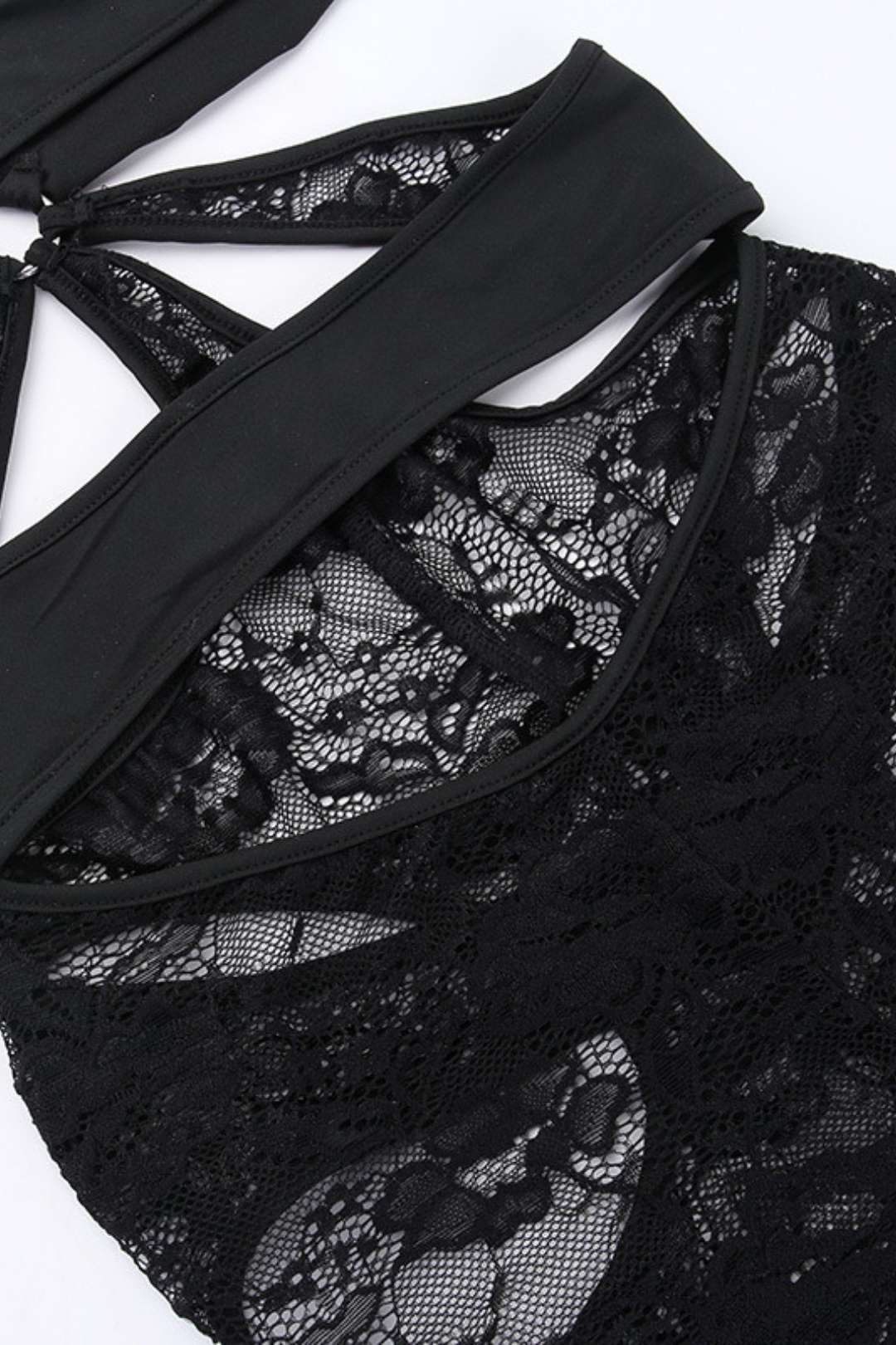 Lace See-through Slim Fit Jumpsuit