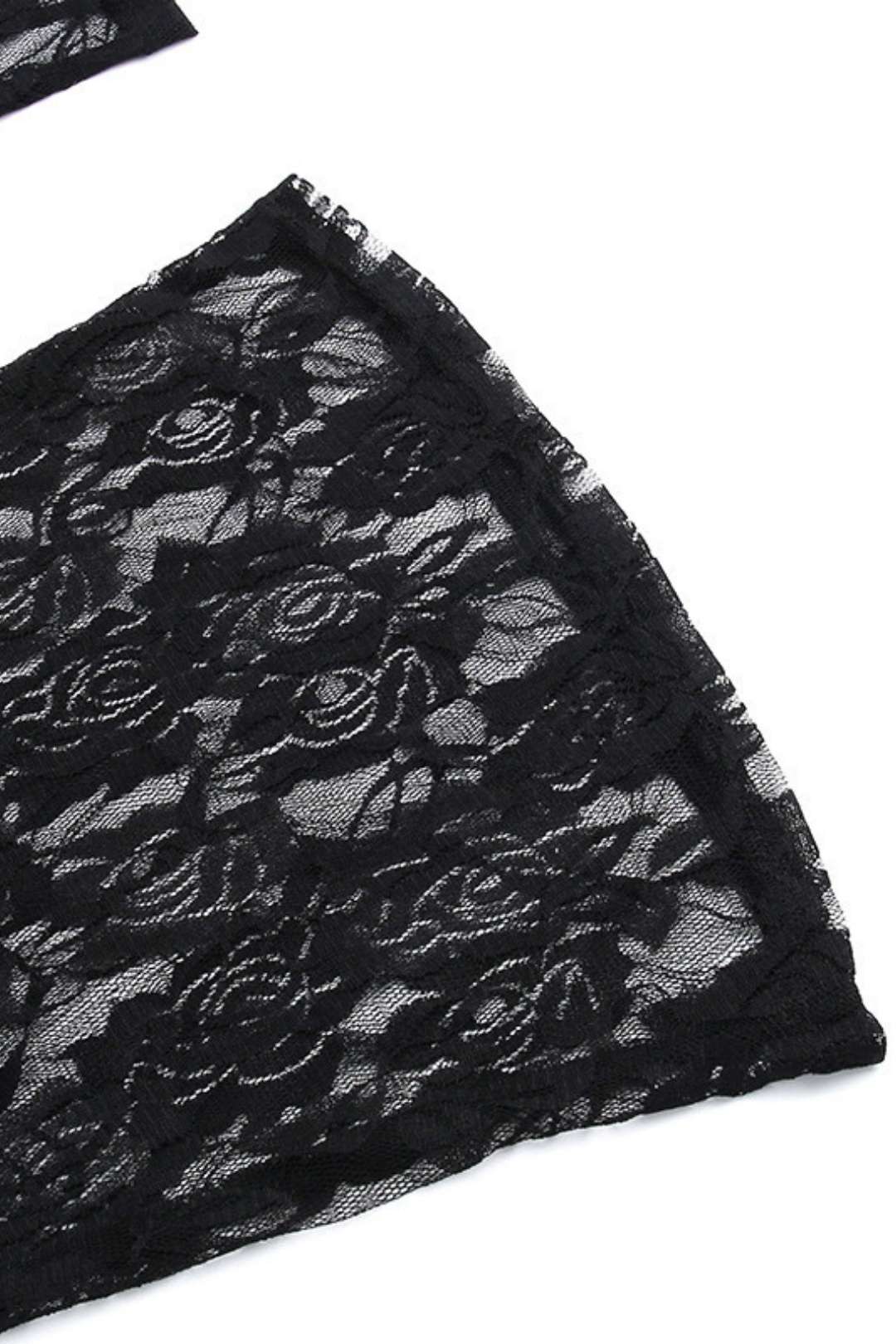 Short-sleeved Lace Hollow Jumpsuit