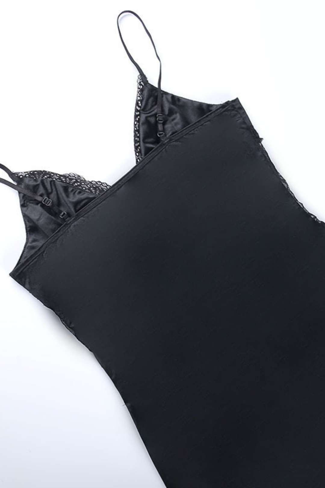 Sexy Deep V Busty Waist Hollow Suspender Dress