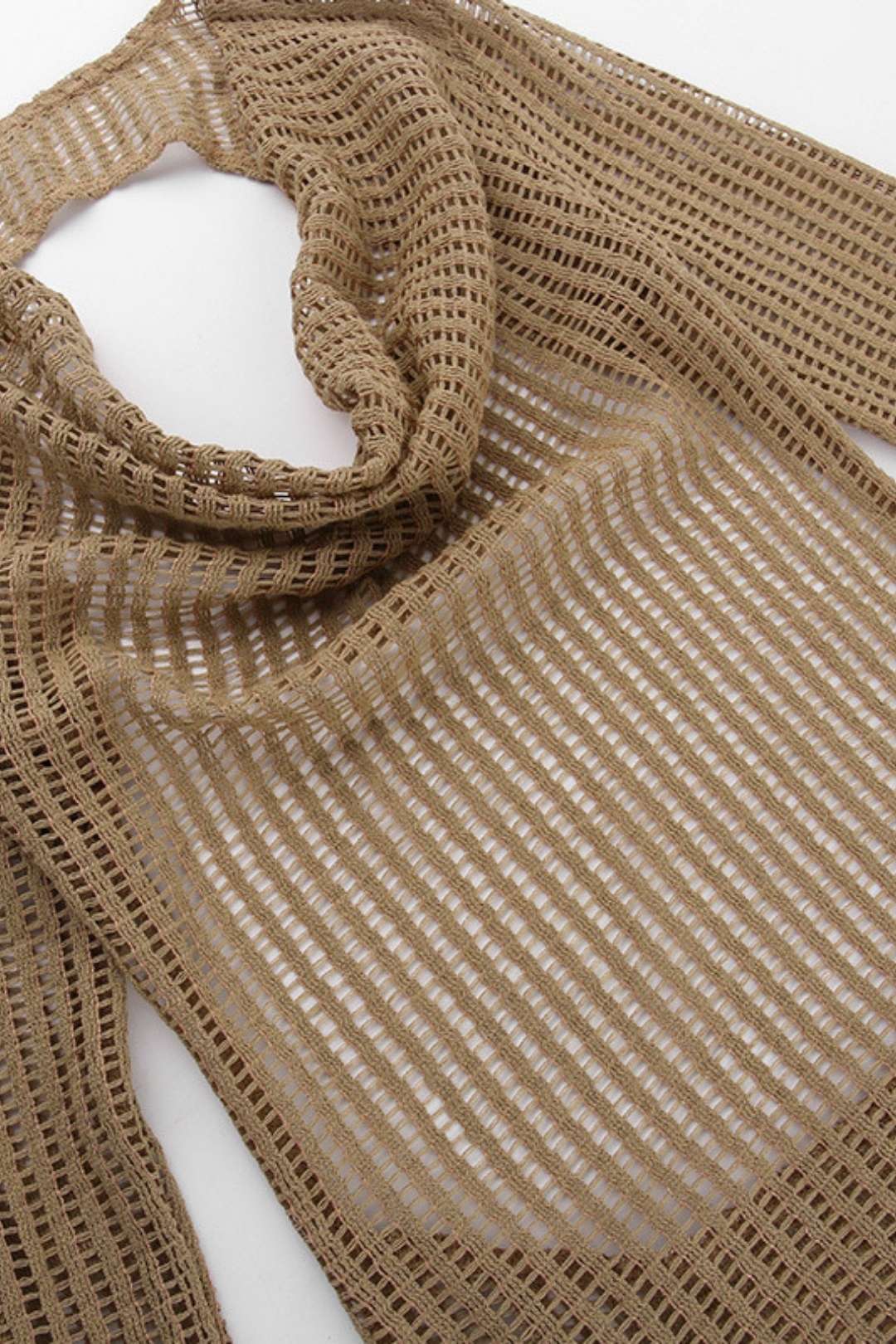 Summer Hip-hugging Long-sleeved Hollow Backless Dress