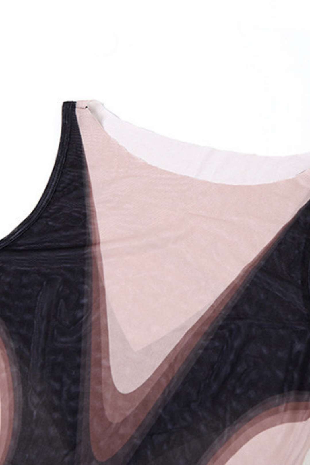 See-through Slim Irregular Sleeveless Temperament Dress