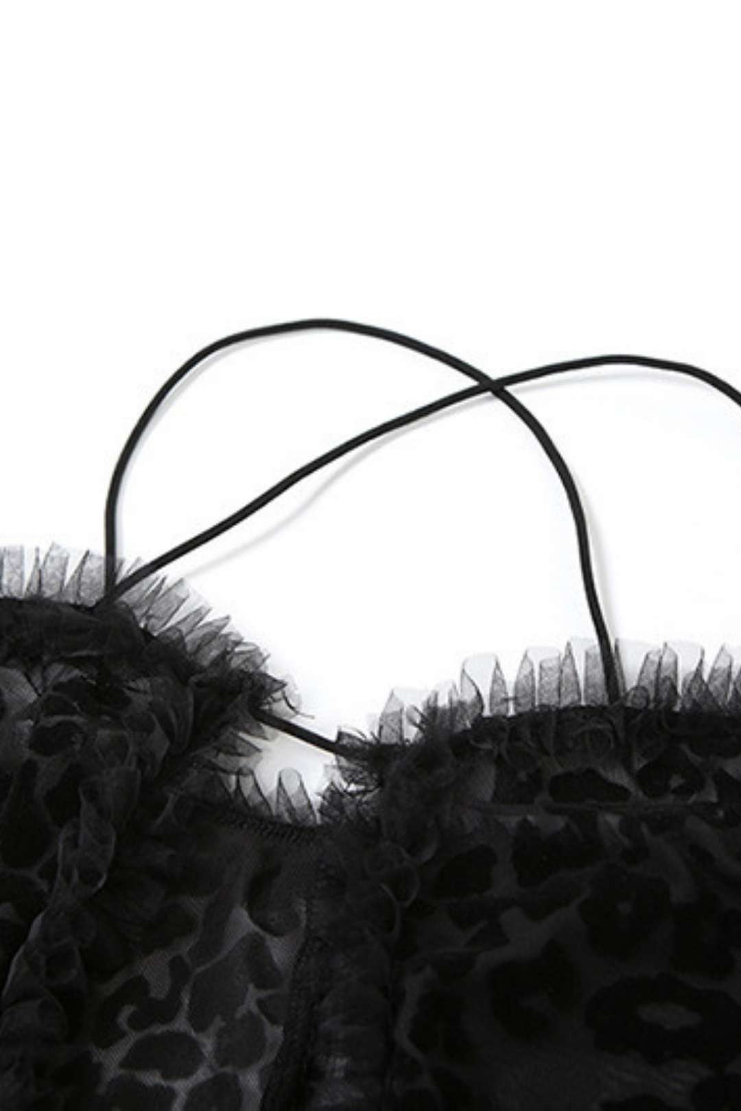 Backless See-through Mesh Leopard Print Casual Pants Jumpsuit