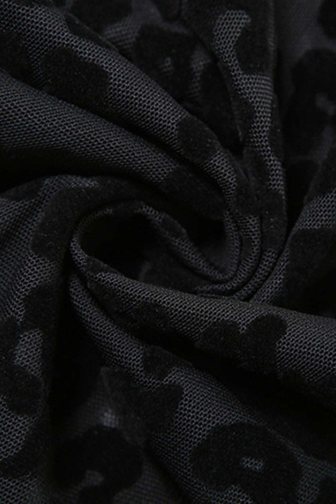 Backless See-through Mesh Leopard Print Casual Pants Jumpsuit