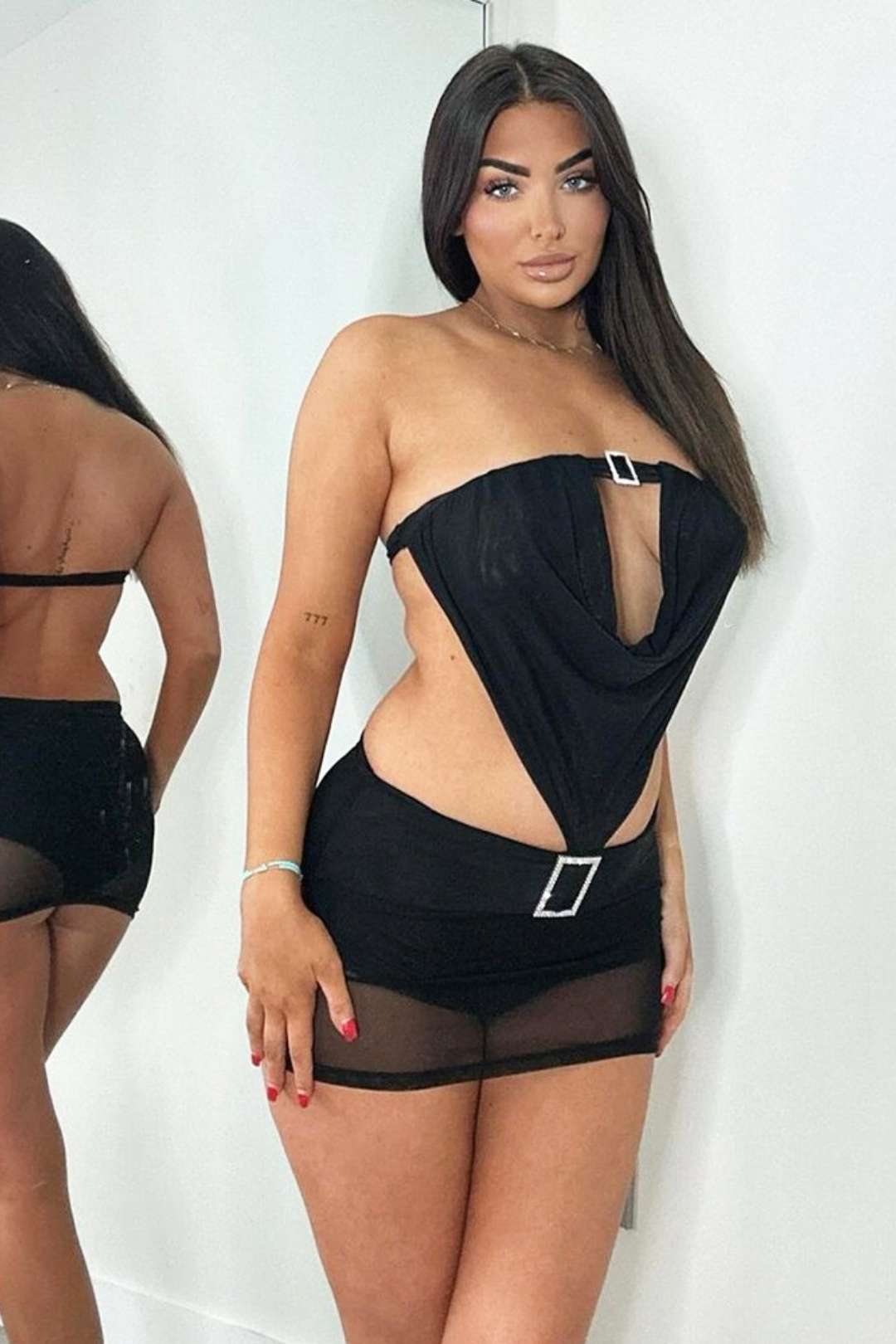 Sexy Tube Top Backless Slim Sleeveless Hip-covering Dress