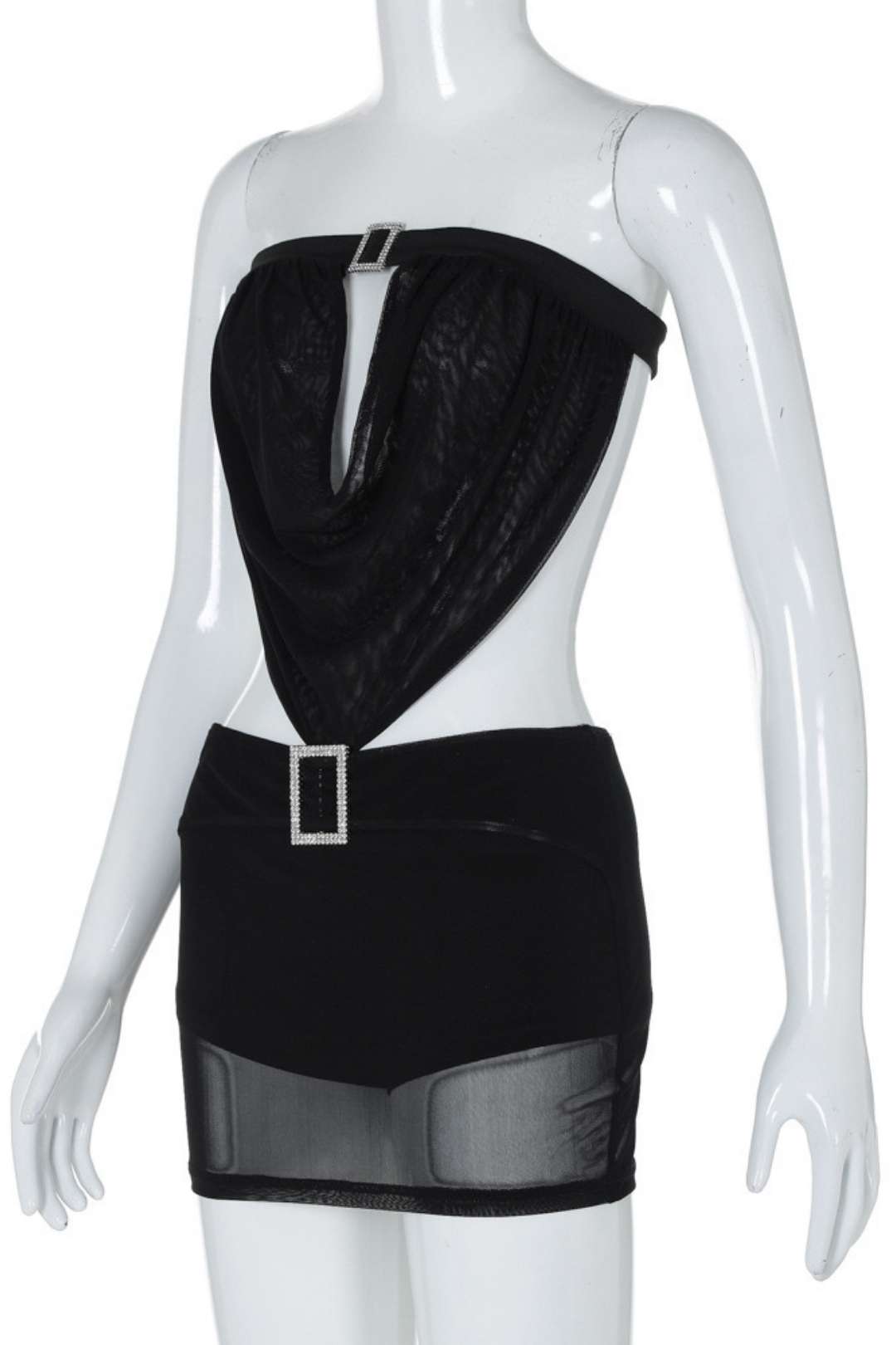 Sexy Tube Top Backless Slim Sleeveless Hip-covering Dress