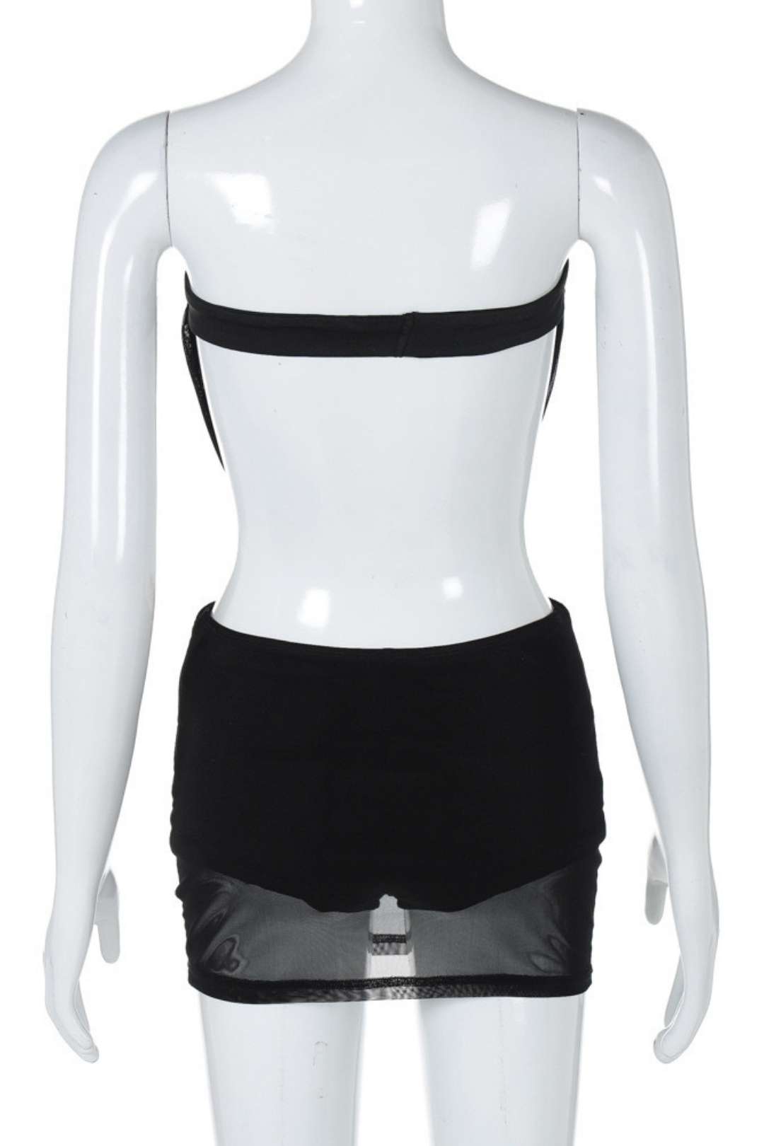 Sexy Tube Top Backless Slim Sleeveless Hip-covering Dress