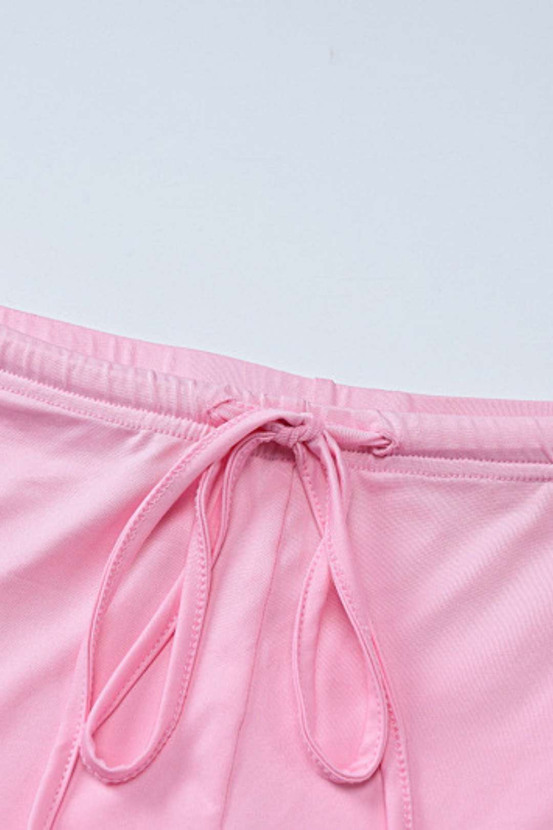 Wrap Chest Slim Fit Wrinkled Shorts Two-piece Fashion Suit