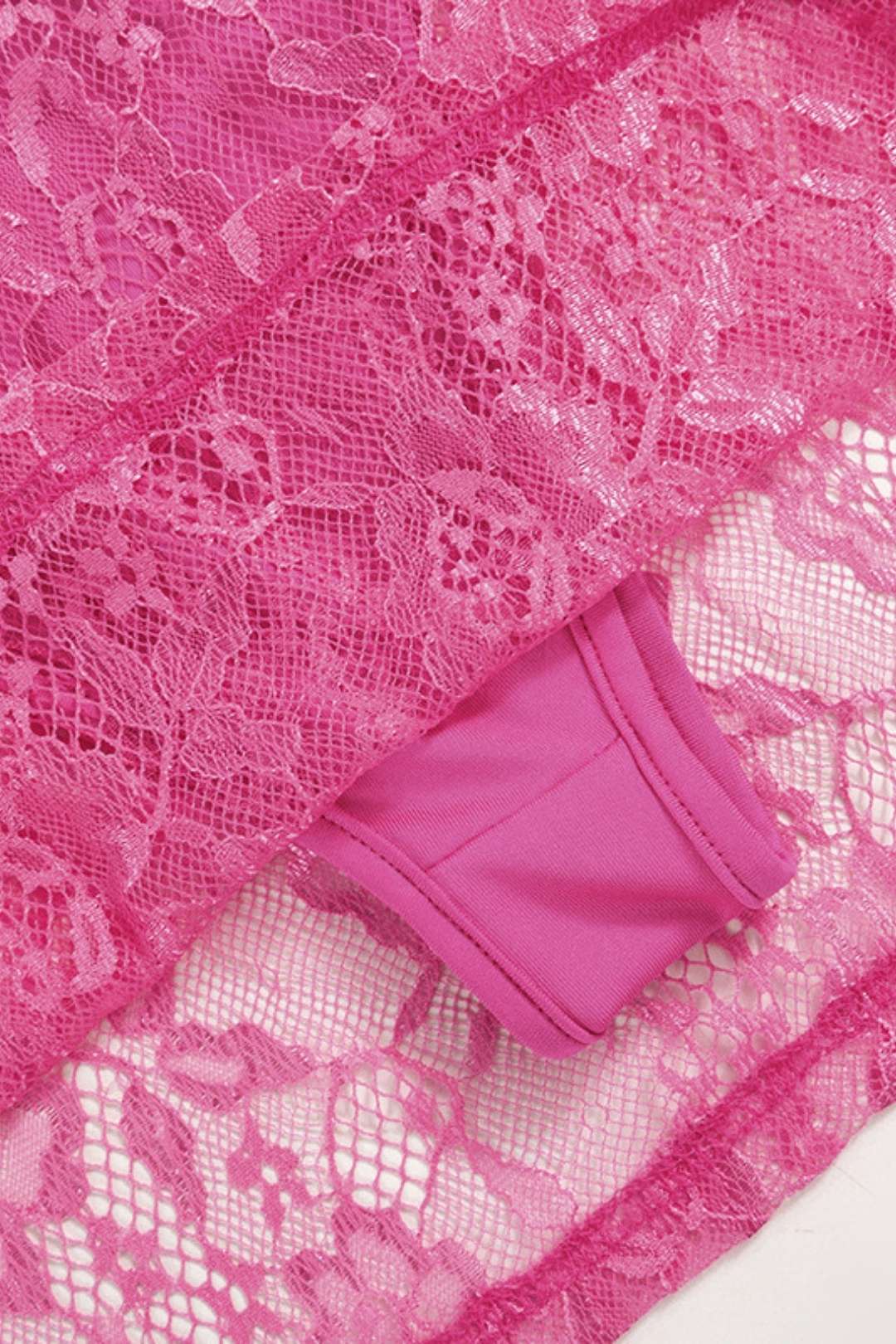 Halter Neck Hollow Top Elastic Pants Skirt Lace Two-piece Suit