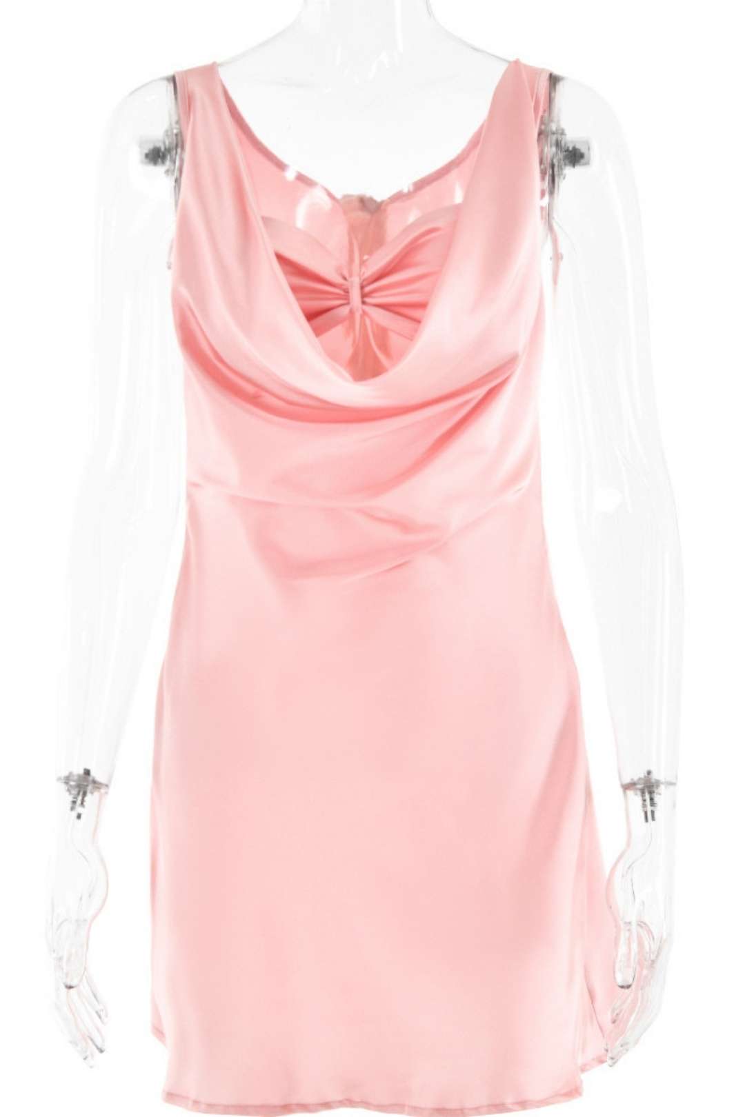 Sexy Backless Collar Suspender Dress