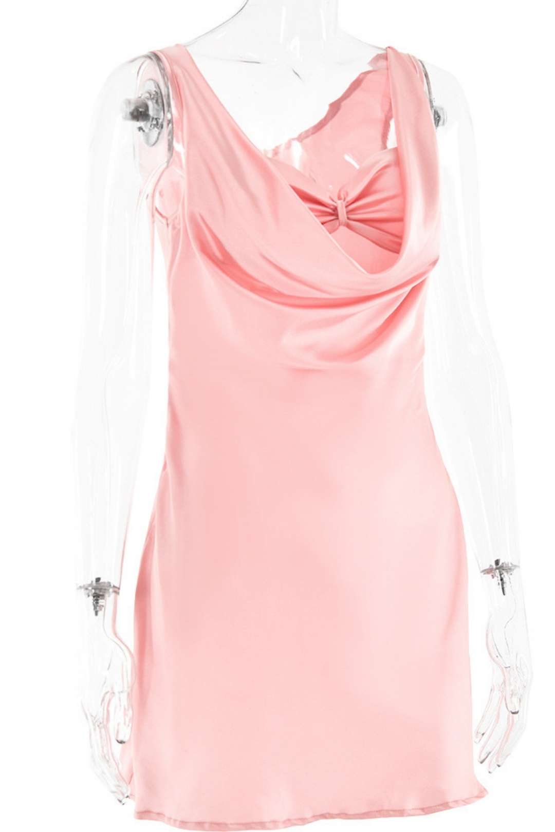 Sexy Backless Collar Suspender Dress