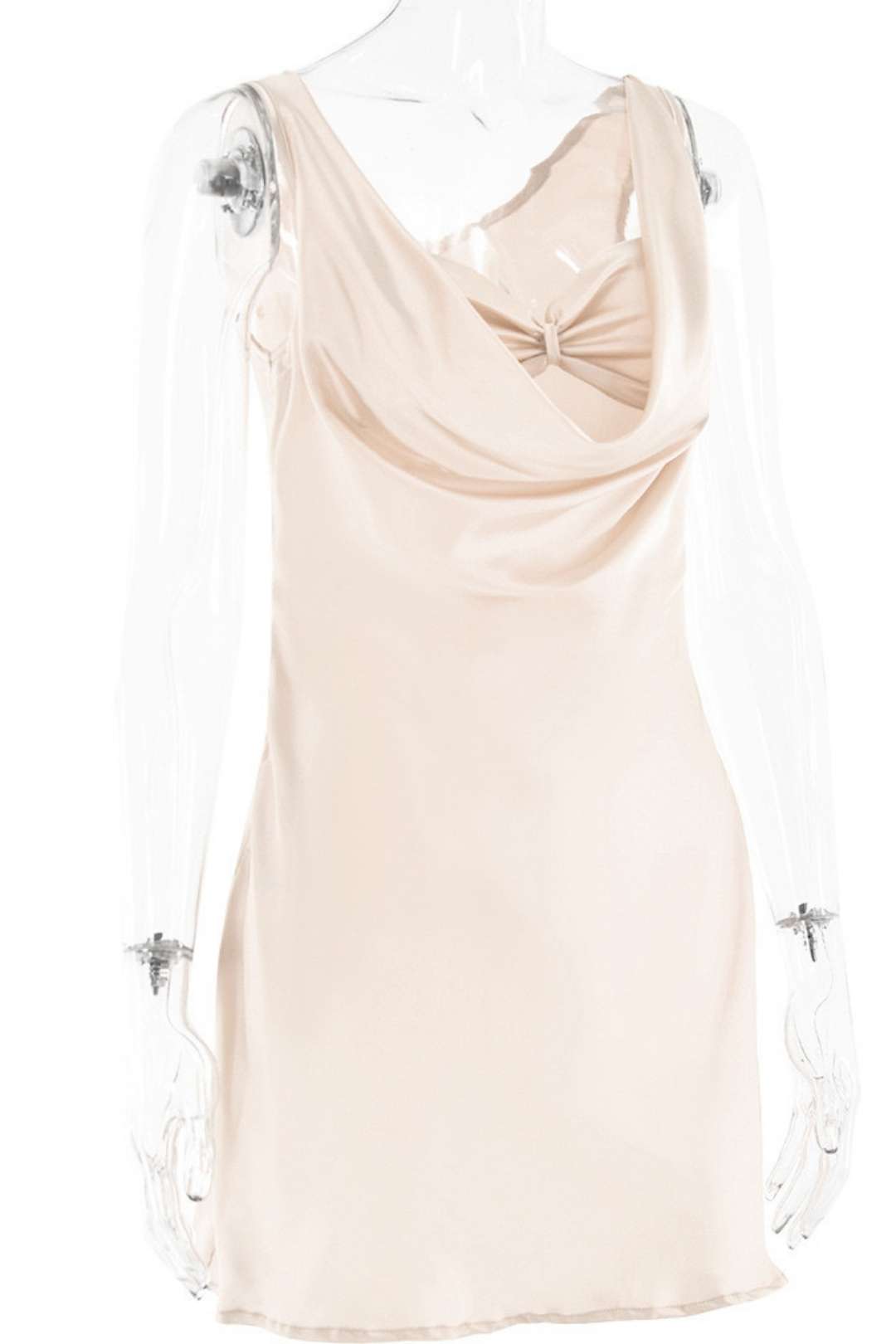 Sexy Backless Collar Suspender Dress