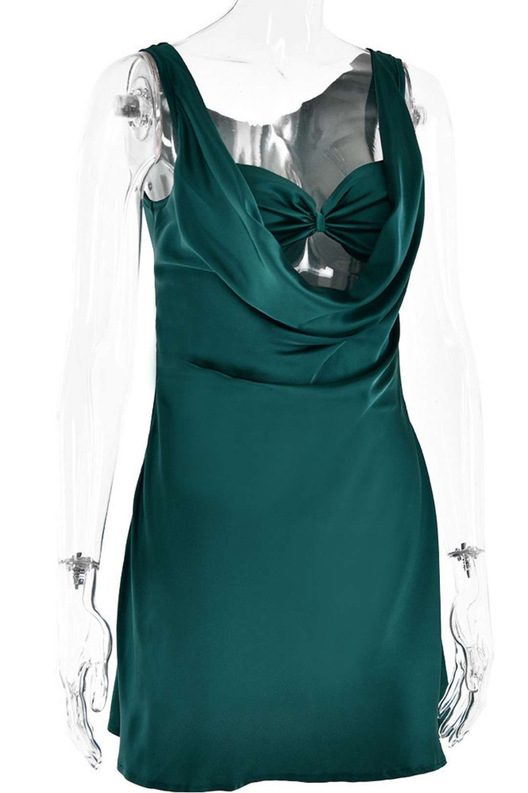 Sexy Backless Collar Suspender Dress