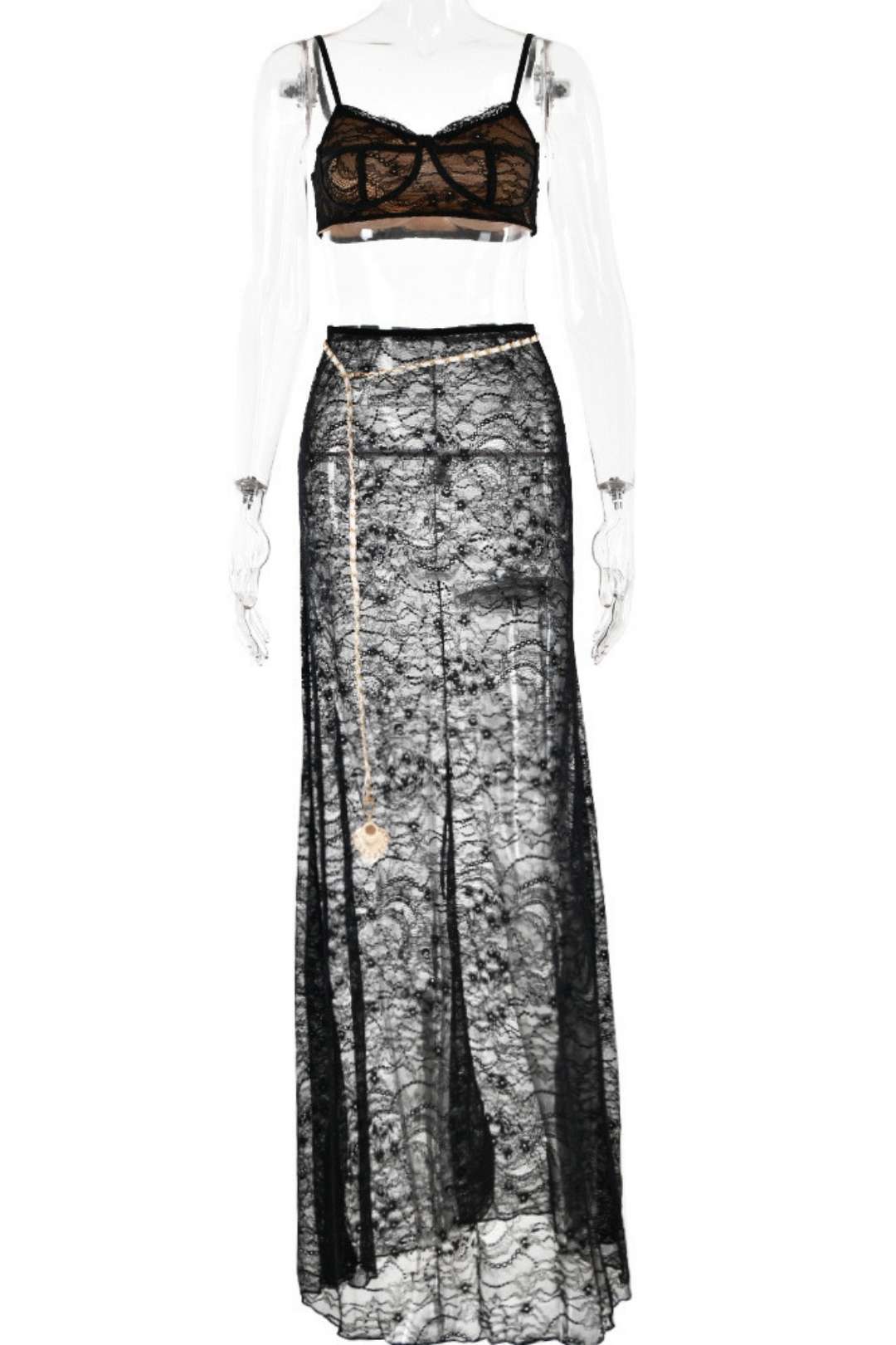 Sexy Evening Dress Floor-length Fishtail Long Skirt Suit