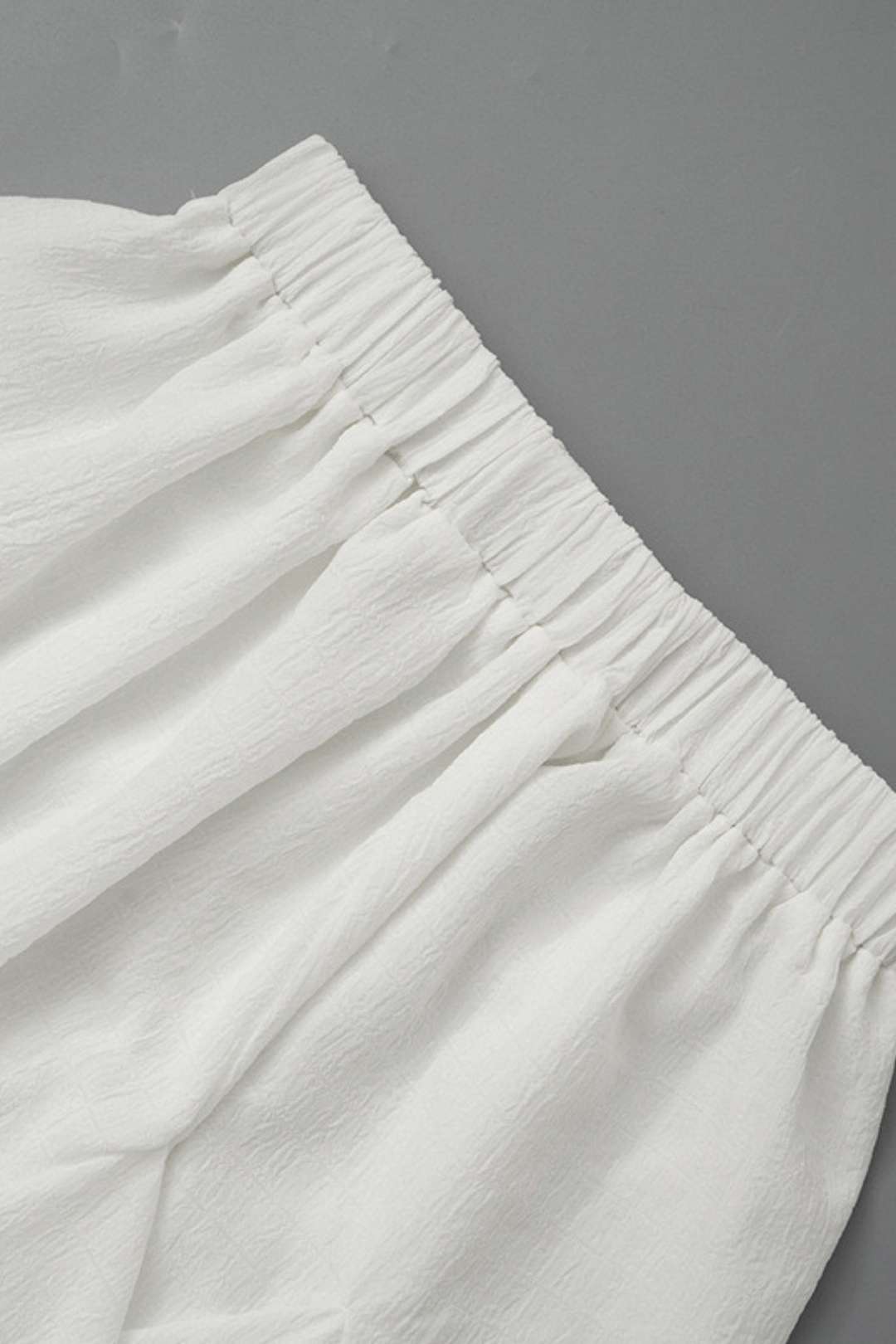 Holiday Style Chiffon Tube Top Ruffle Skirt Suit