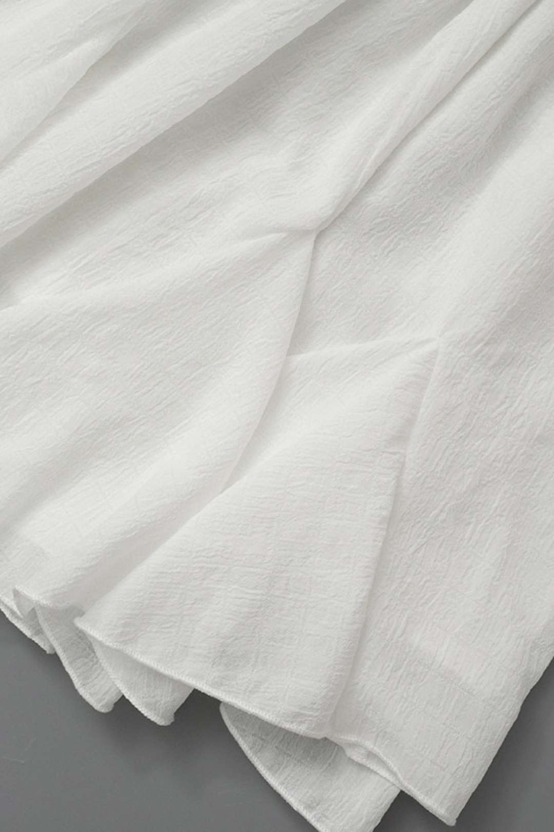 Holiday Style Chiffon Tube Top Ruffle Skirt Suit