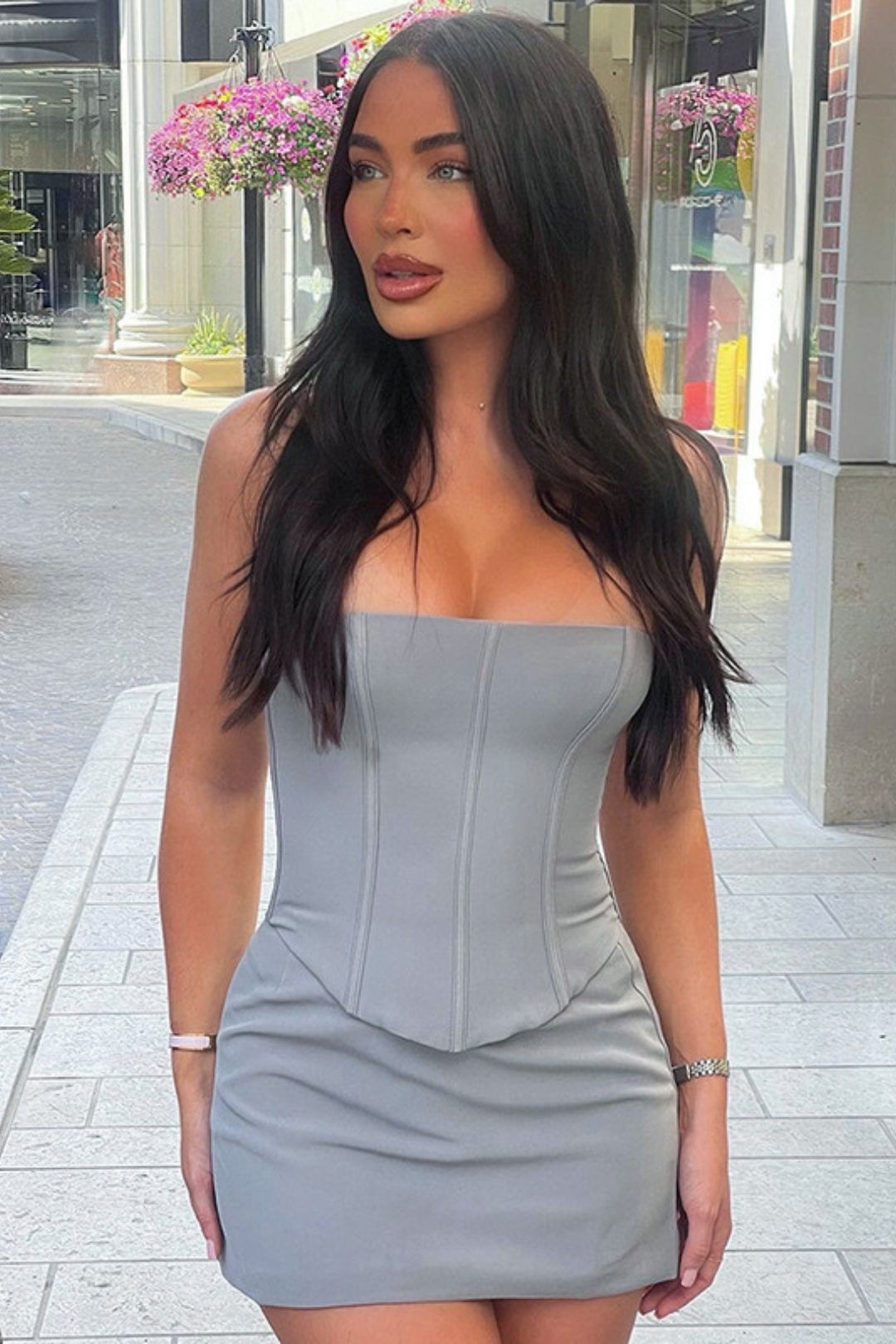 Casual Slim Hip-covering Solid Color Long-sleeved Sexy Skirt Suit