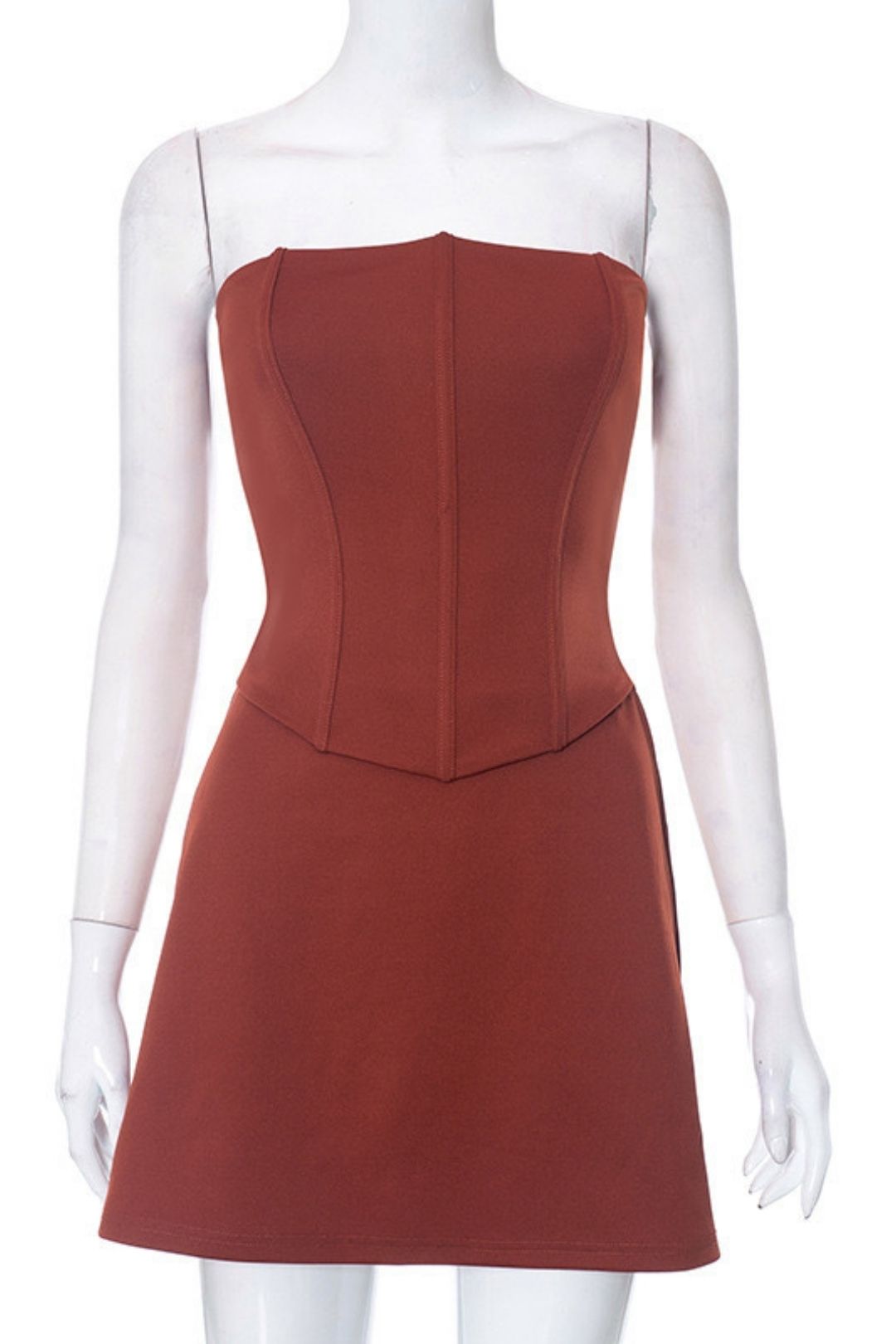 Casual Slim Hip-covering Solid Color Long-sleeved Sexy Skirt Suit