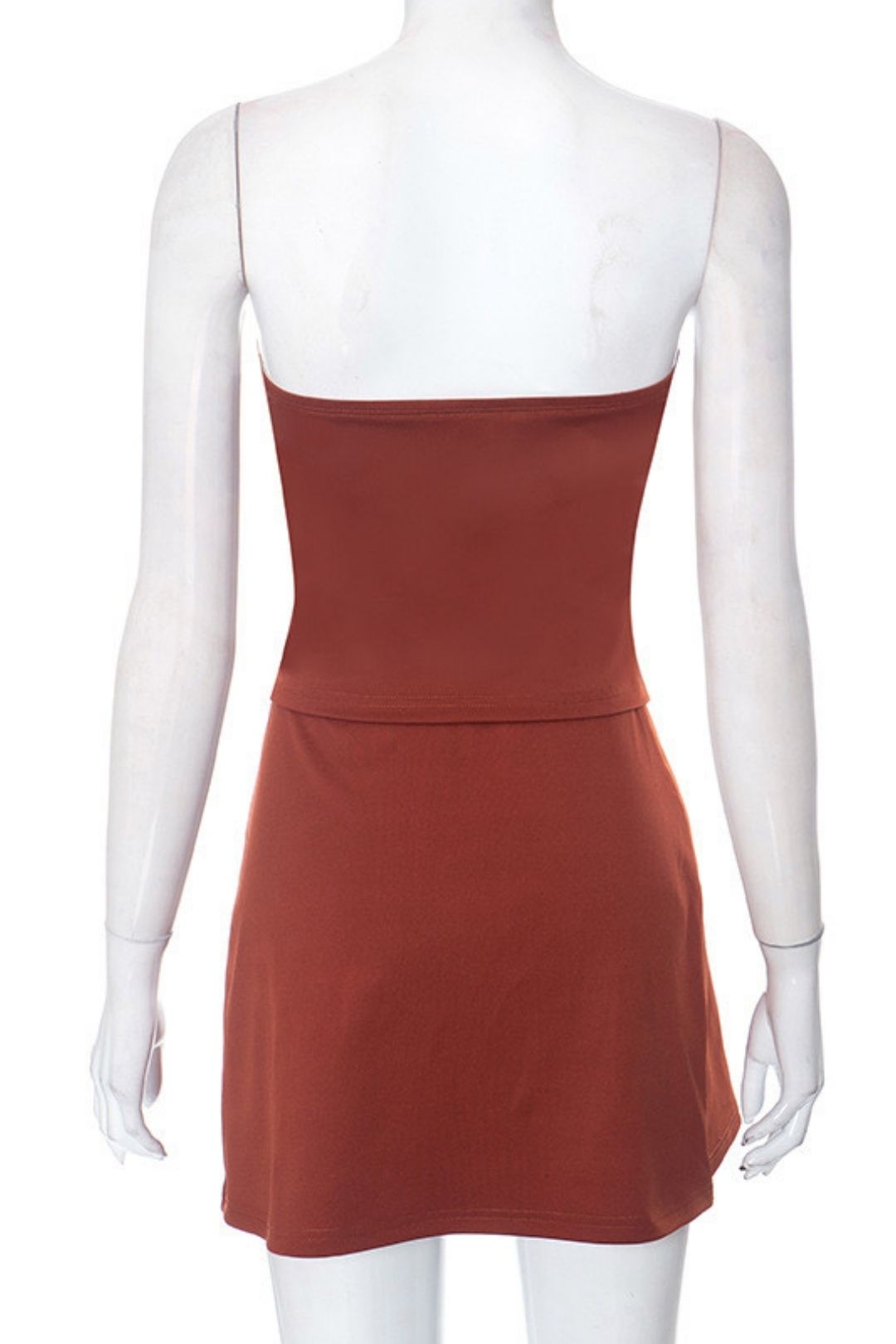 Casual Slim Hip-covering Solid Color Long-sleeved Sexy Skirt Suit