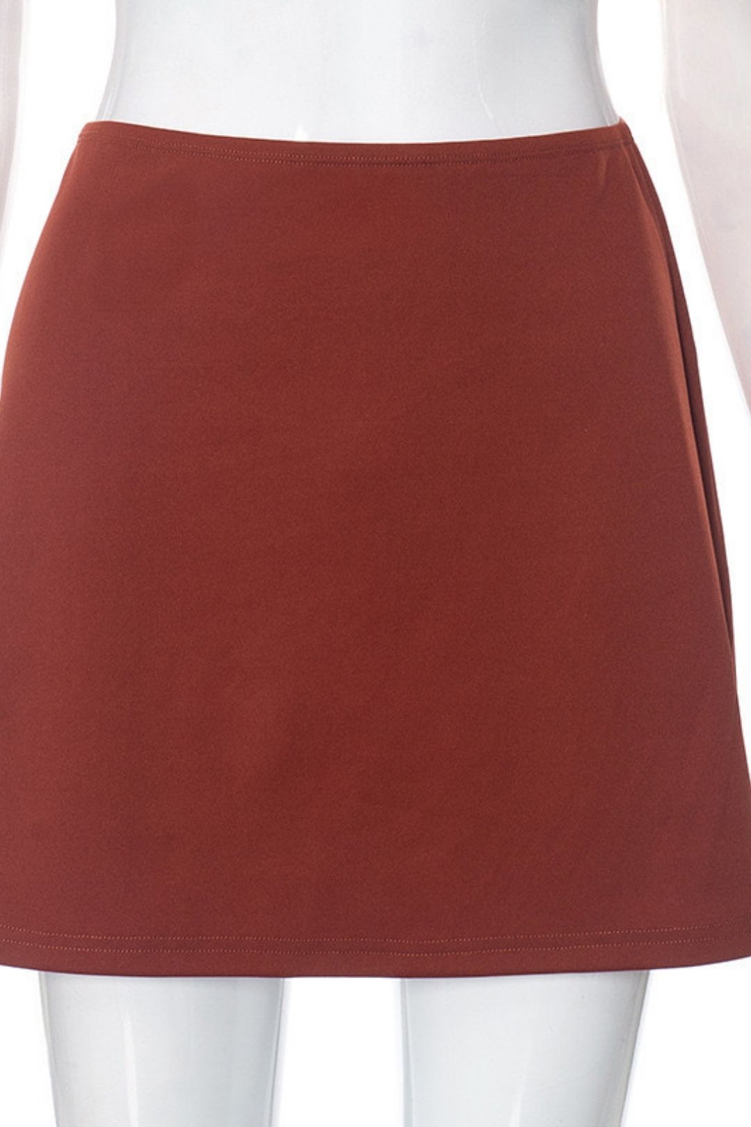 Casual Slim Hip-covering Solid Color Long-sleeved Sexy Skirt Suit