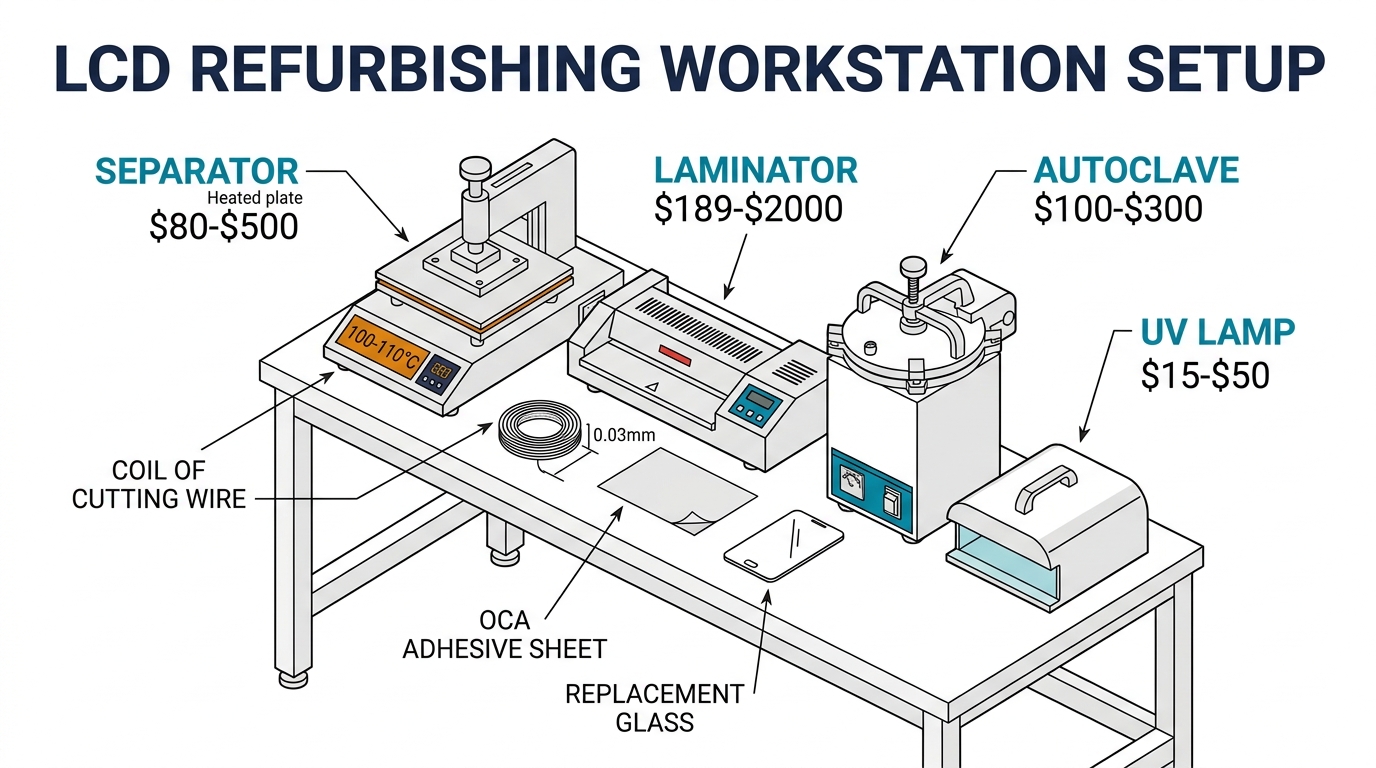 First 5 LCD Refurbishes: Tools, Mistakes, and What Actually Worked