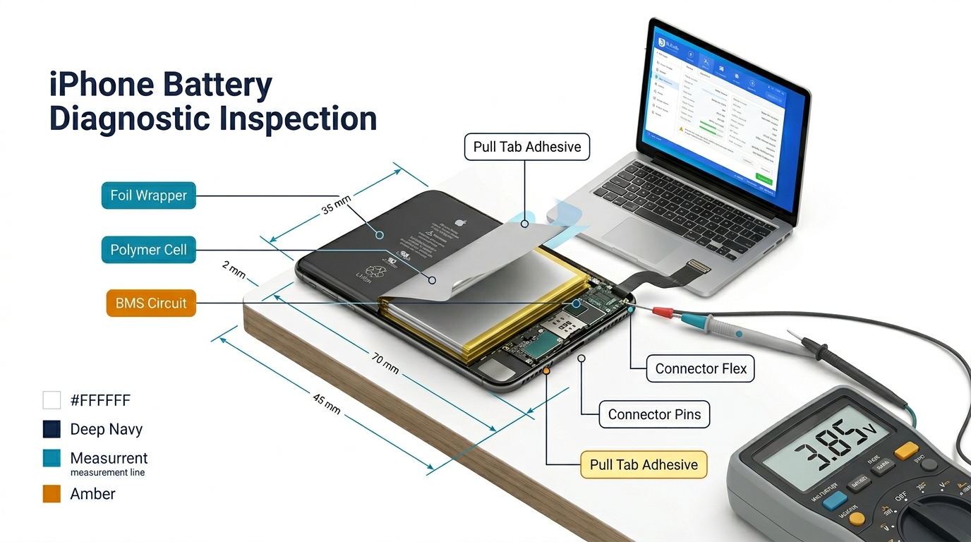Is This iPhone Battery Safe to Reuse? A Repair Tech's Diagnostic Guide