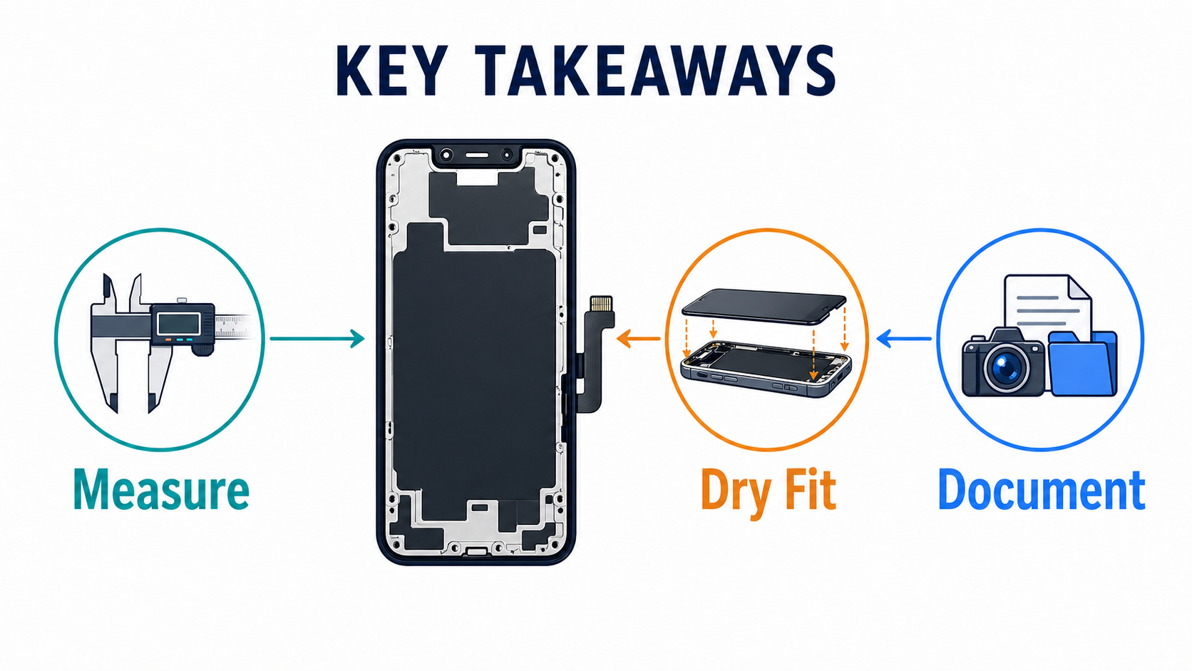 Key takeaways for replacement screen fitment checks