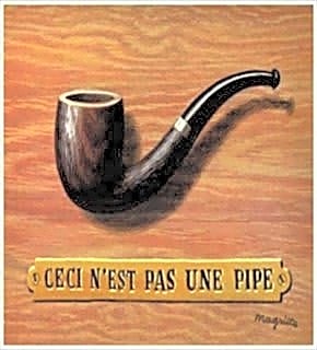 La Trahison des Images de René Magritte (Ceci n'est pas une pipe)