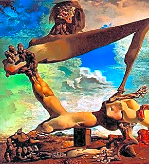 La Construction Douce avec Haricots Cuits, une prémonition de la Guerre Civile Espagnole