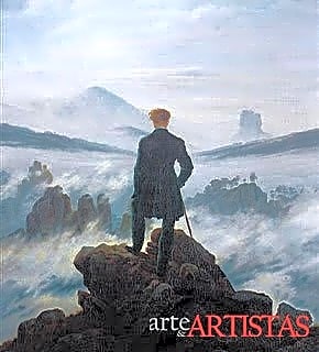 Le Voyageur dans le Brouillard - peinture de Caspar David Friedrich