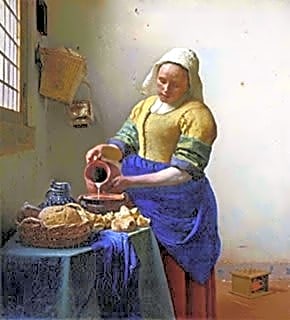 La Laitière - Johannes Vermeer