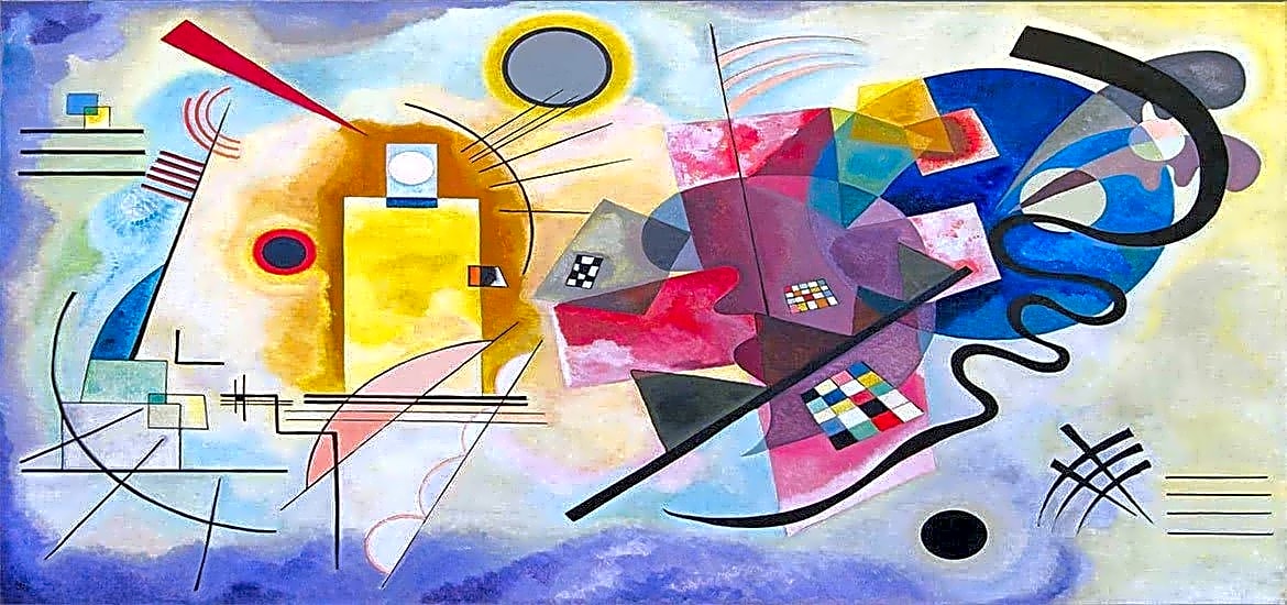 Le Jaune, Le Rouge, Le Bleu - Wassily Kandinsky