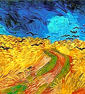 Champs de Blé avec Corbeaux -  Vincent van Gogh
