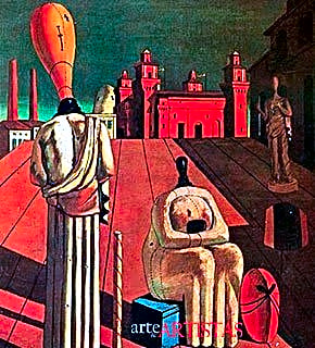 Les Muses Inquiétantes, Giorgio de Chirico