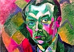 Peinture abstraite à l'huile de Robert Delaunay, aux couleurs vibrantes et géométriques, illustrant l'influence de l'Orphisme.